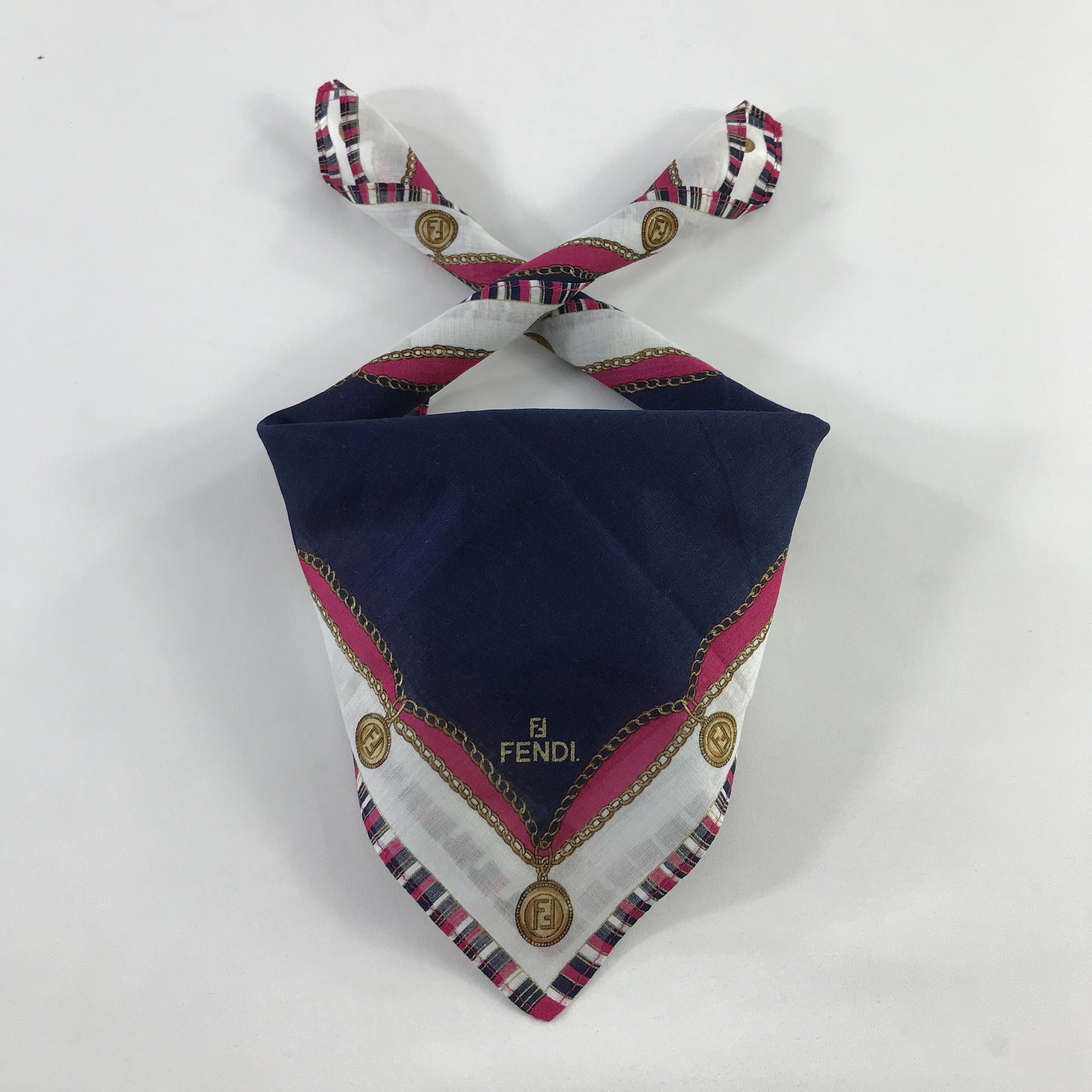 Vintage Vintage Fendi Bandana / Handkerchief / Neckerchief - S756 Size ONE SIZE - 3 Thumbnail