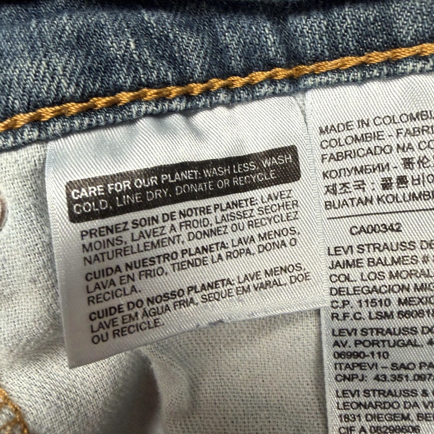 Levi's Levi's 508 Jeans Mens Regular Tapered Blue Mid Wash Denim 32x28 Red Tab Waist 32 Inseam 28 Jeans Shirt? Size US 32 / EU 48 - 7 Thumbnail