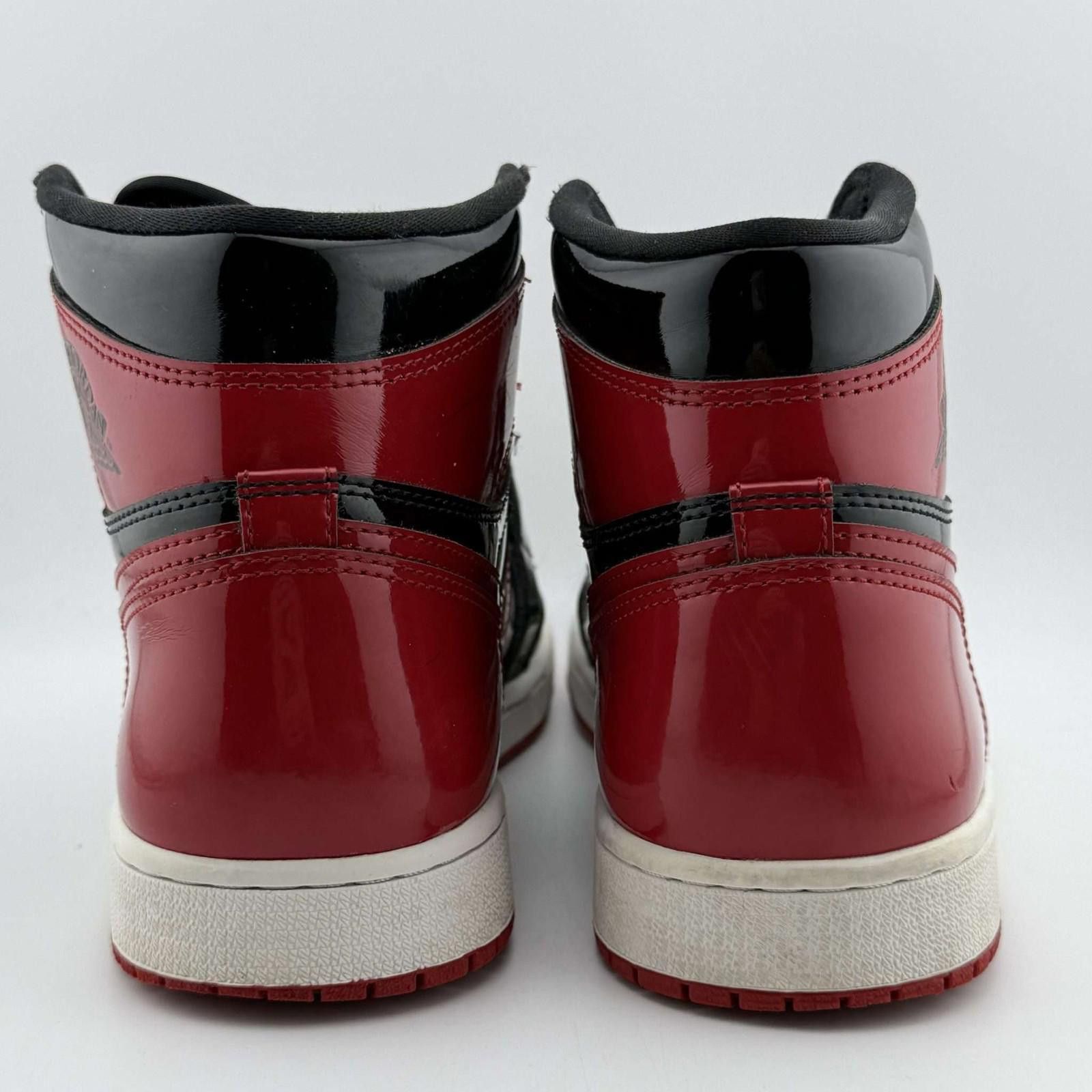 Nike Air Jordan 1 Patent Bred US 9 Used Size US 9 / EU 42 - 5 Thumbnail