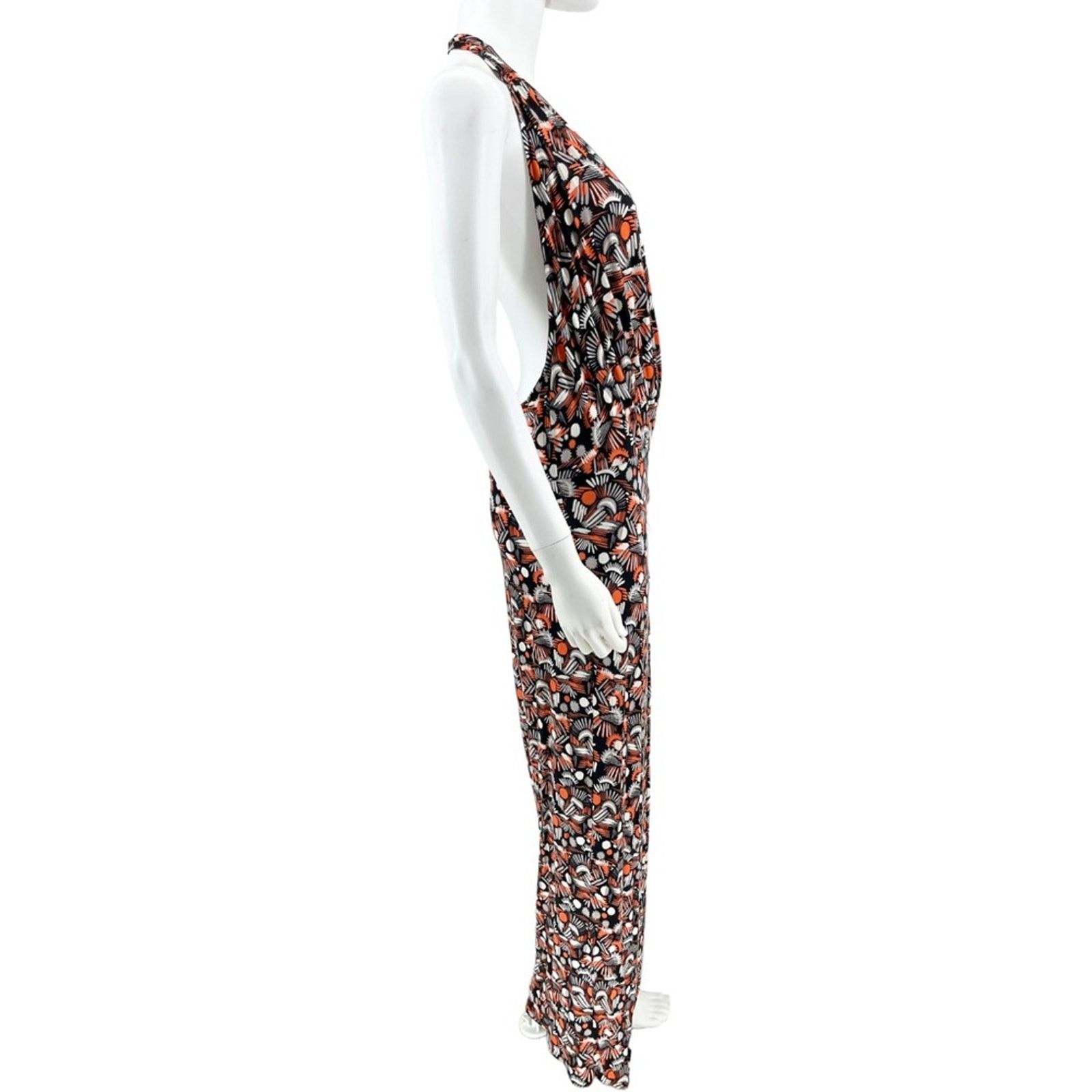 Free People Free People Daria Halter Maxi Dress Wrap Slit Plunge Large Size L / US 10 / IT 46 - 8 Thumbnail