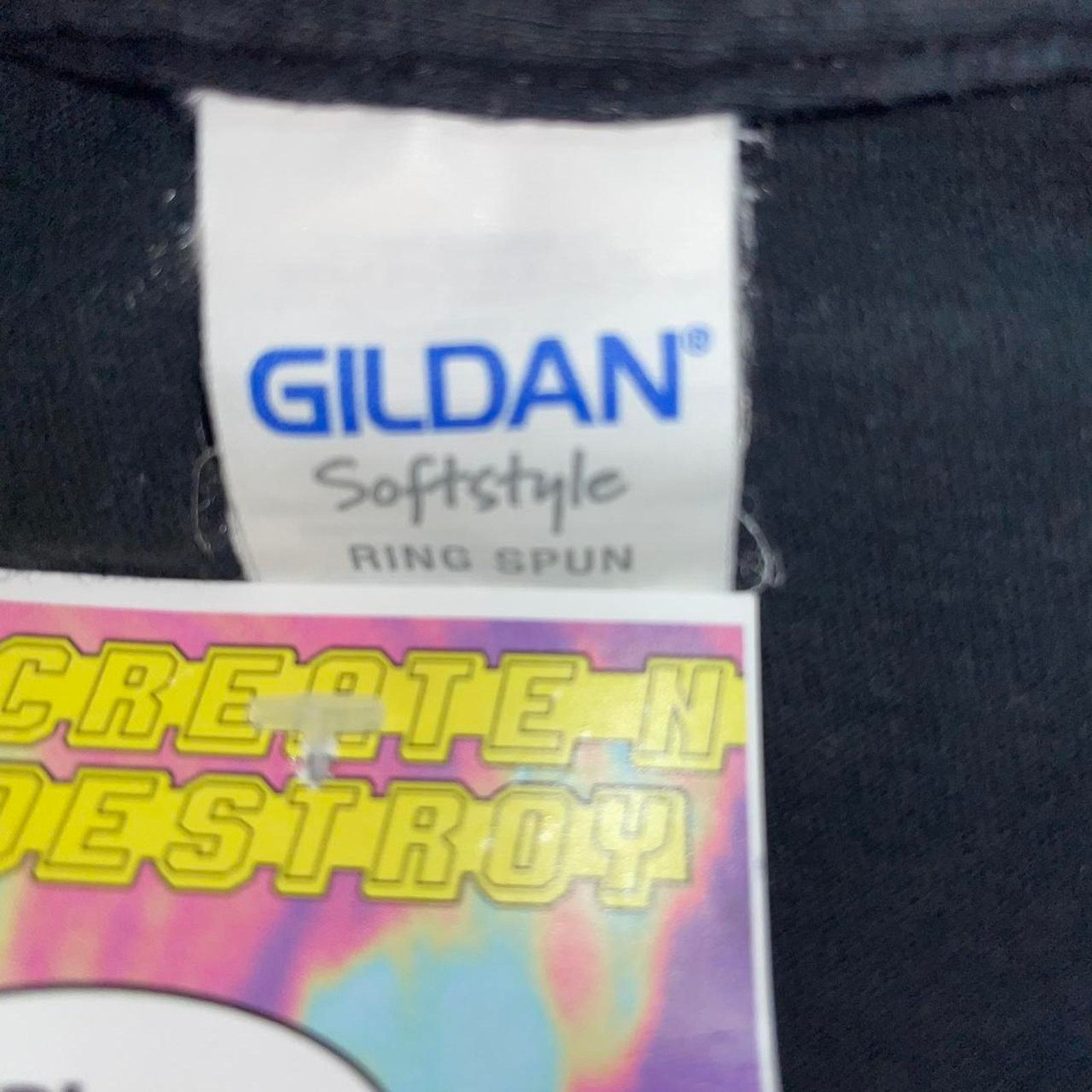 Gildan Vintage 2000s black death band t-shirt Size US L / EU 52-54 / 3 - 4 Thumbnail