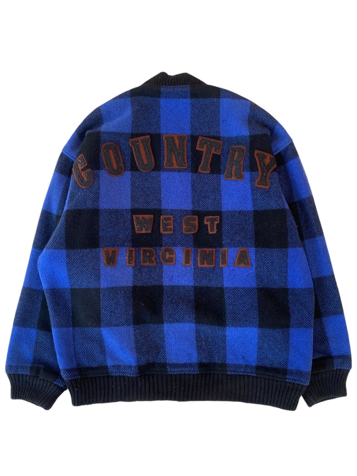 Vintage Vtg Sugar Kids Wool Varsity Jacket Size US L / EU 52-54 / 3 - 1 Thumbnail