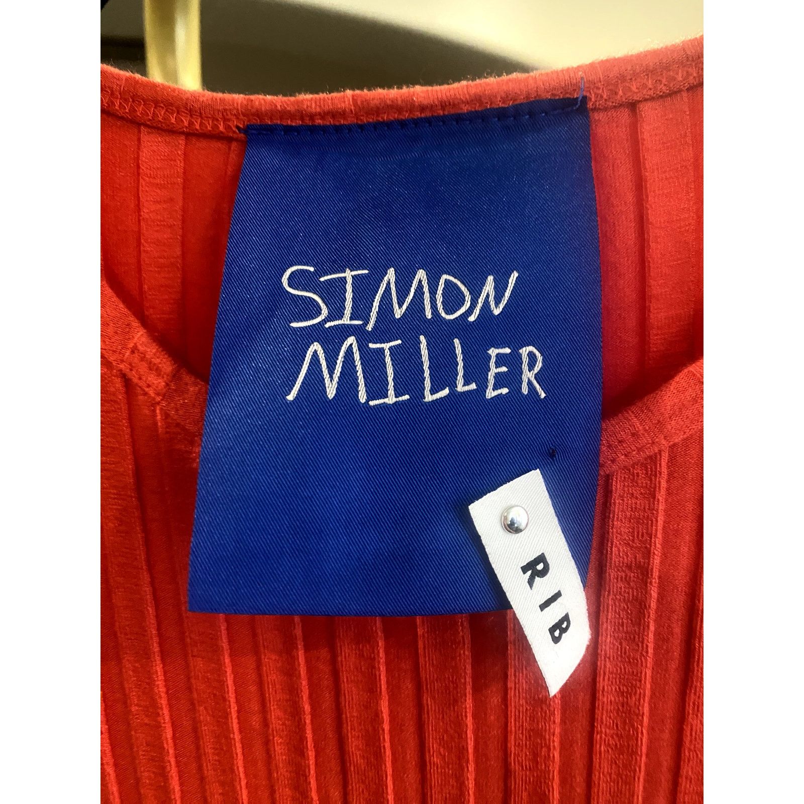 Simon Miller Simon Miller Wells Midi Dress Rust Wide Ribbed Knit M Size M / US 6-8 / IT 42-44 - 4 Thumbnail