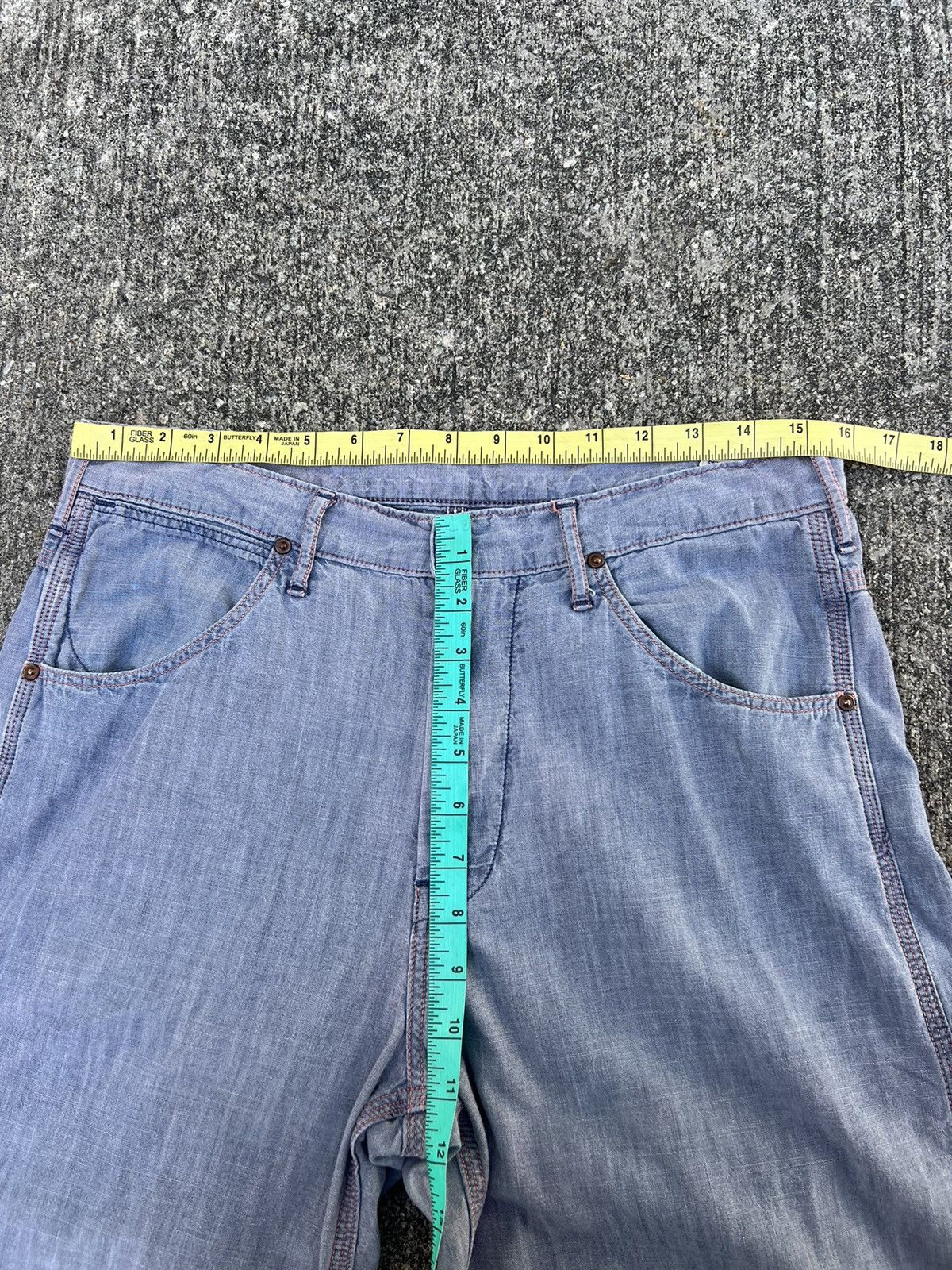 Orslow Vintage Orslow Sun Fade Chambray Carpenter Work Pant Size US 31 - 3 Thumbnail
