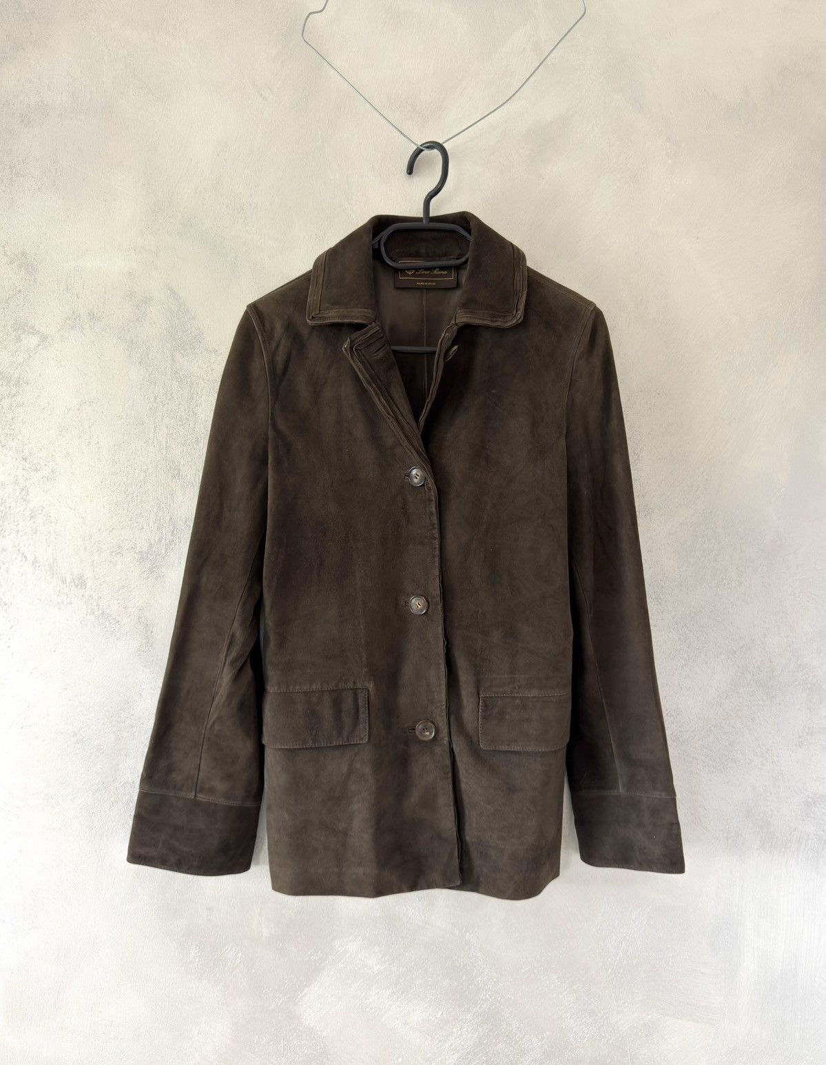 Loro Piana Loro Piana Reindeer Suede Leather Brown Jacket Size M / US 6-8 / IT 42-44 - 1 Thumbnail