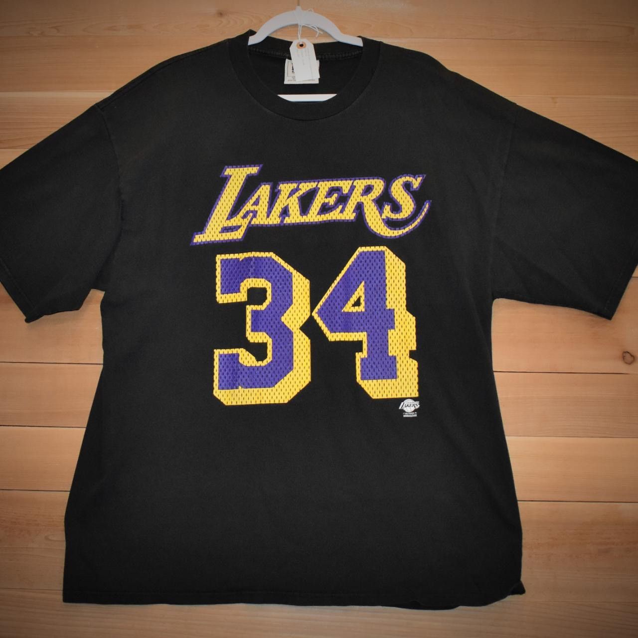 Lee Vintage Lee Sport Los Angeles Lakers Shaquille O'Neal Tee Size US XXL / EU 58 / 5 - 1 Thumbnail
