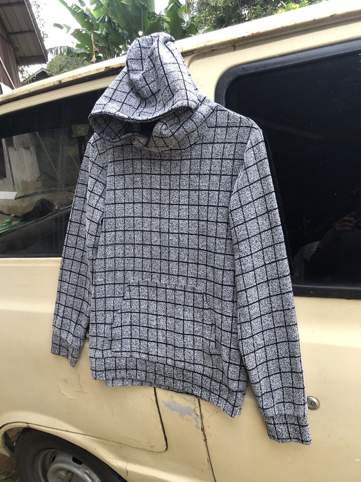 If Six Was Nine × Le Grande Bleu (L.G.B.) × semanticdesign Semantic Design Sweatshirt Checkered Hoodie Size US M / EU 48-50 / 2 - 3 Thumbnail