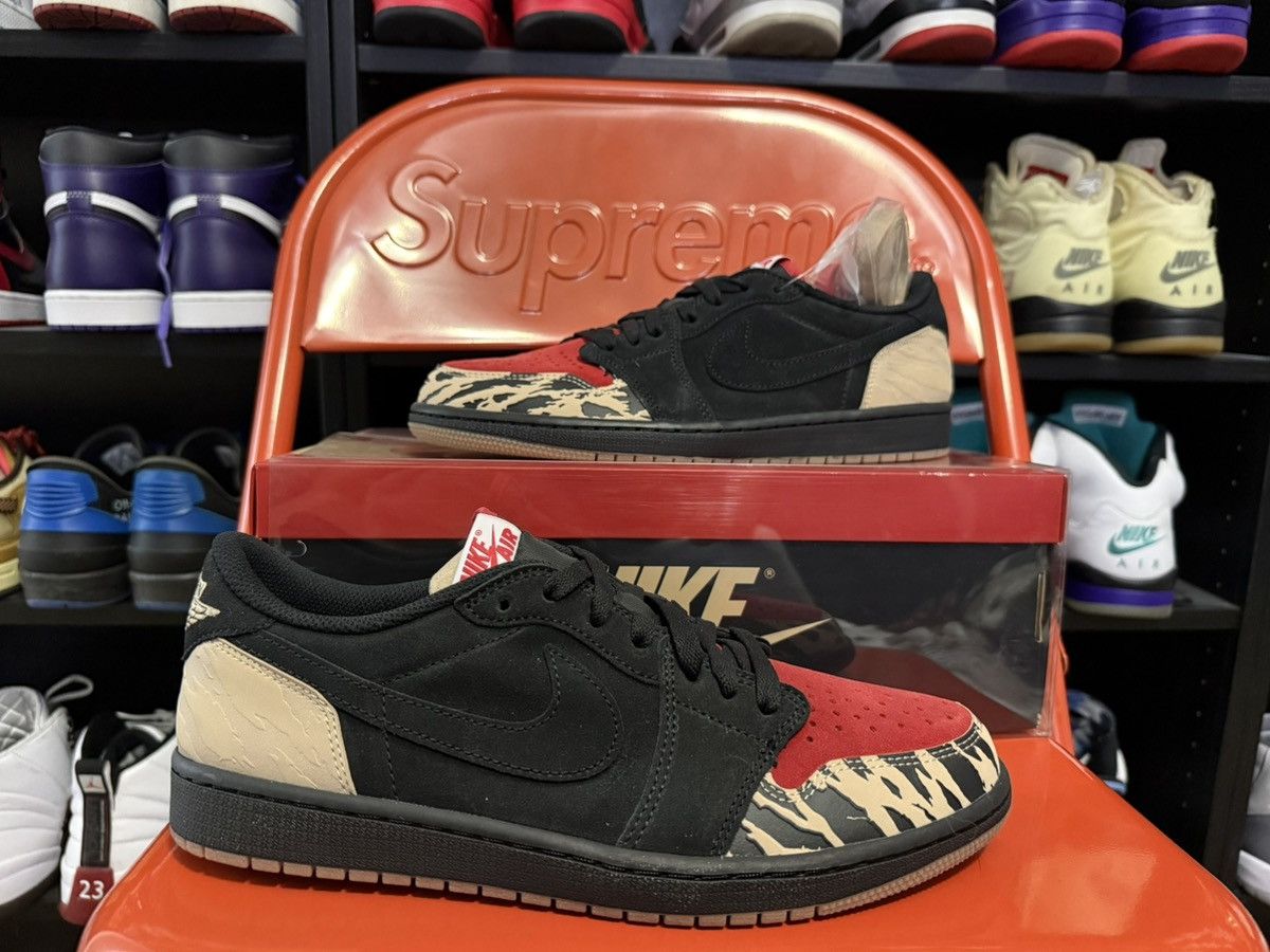 Jordan Brand SoleFly x Air Jordan 1 Low Retro OG SP ‘Everglades’ Size US 10.5 / EU 43-44 - 1 Thumbnail
