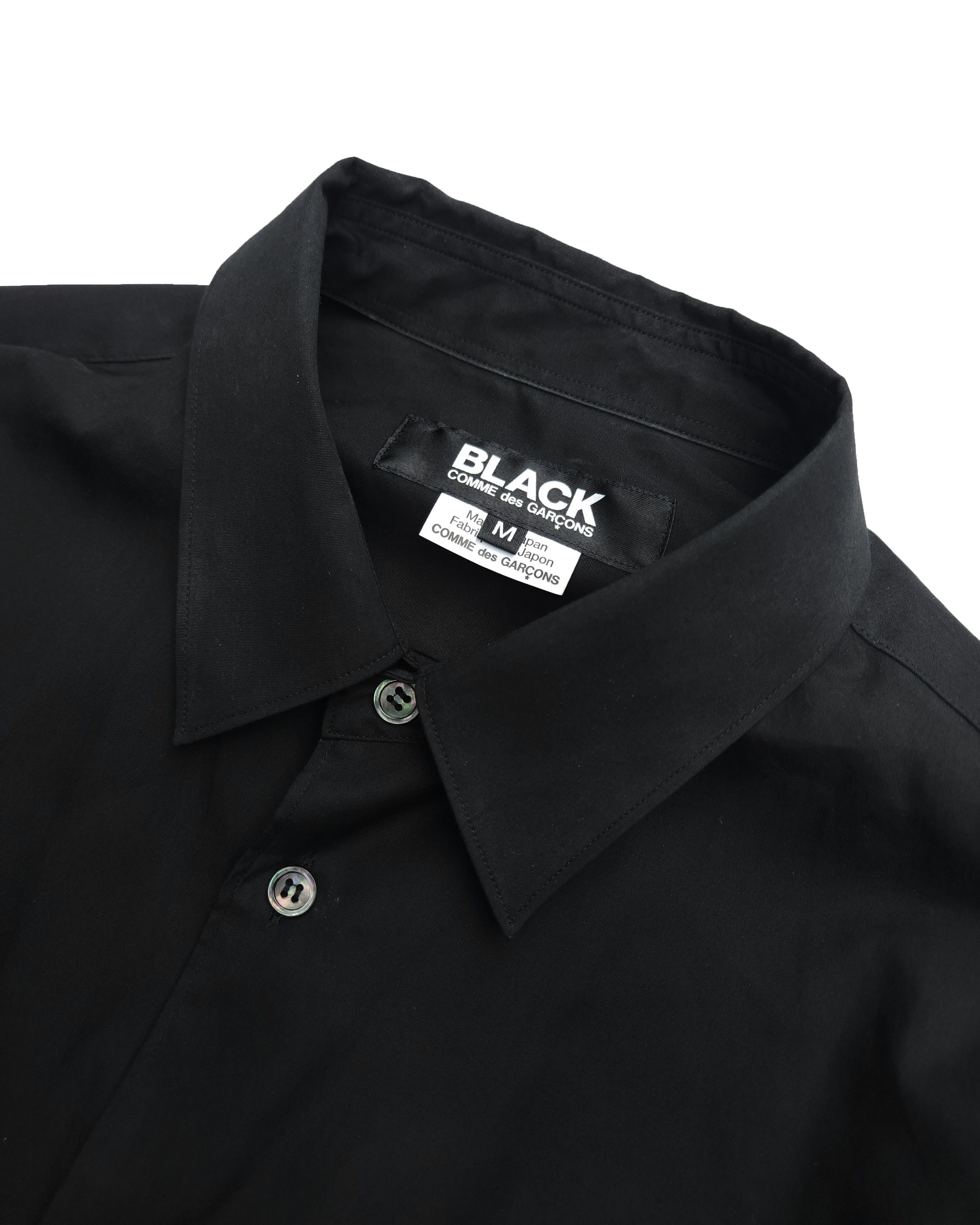 Comme des Garcons × Comme des Garcons Black Black Comme des Garçons Black Pin-Buckle Shirt Size US M / EU 48-50 / 2 - 3 Thumbnail