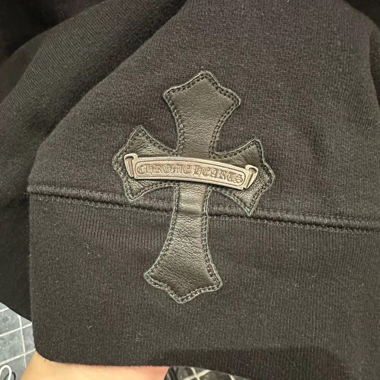 Chrome Hearts Chrome Hearts Sanskrit Embroidered Hoodie L 95N Silver Cross Size US L / EU 52-54 / 3 - 8 Thumbnail