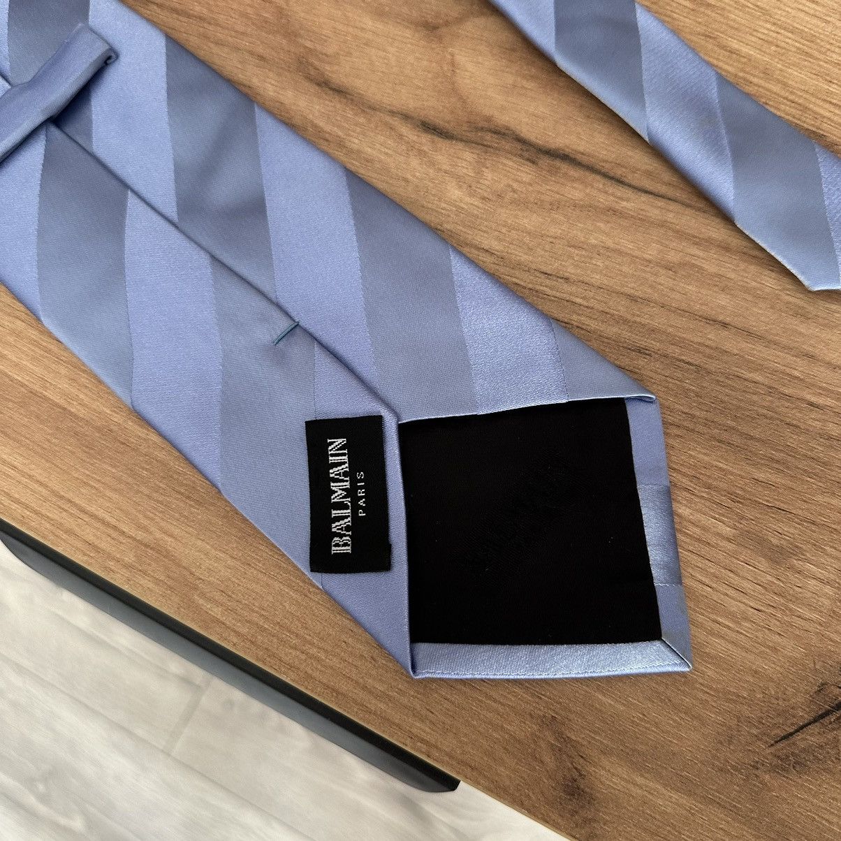 Balmain Luxury Balmain Paris Tie Silk Old Money 00s Italy Size ONE SIZE - 2 Thumbnail