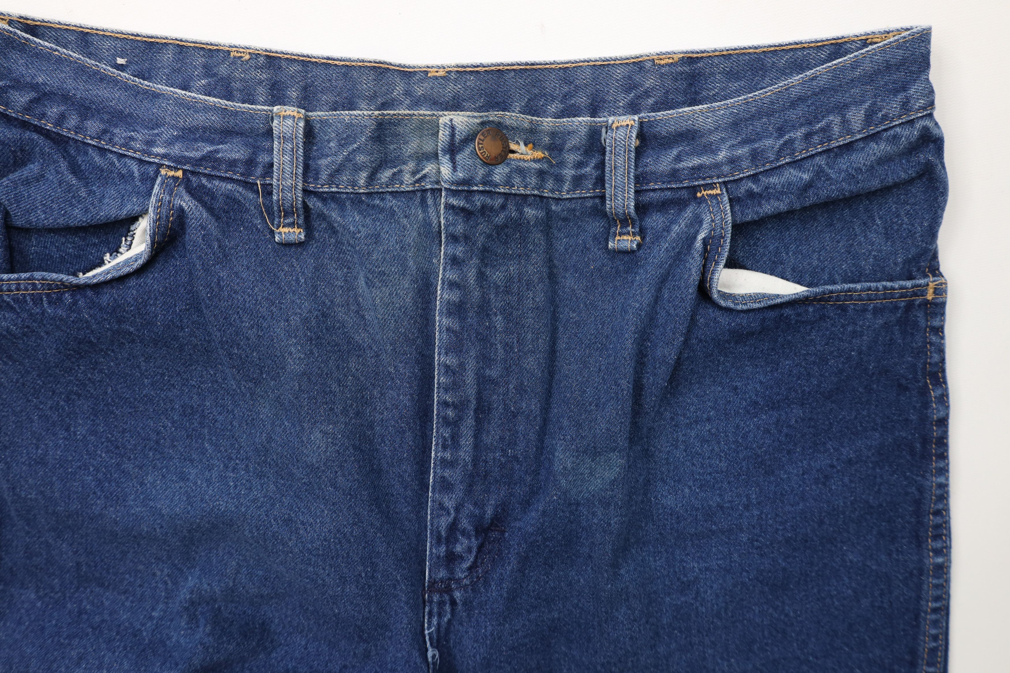 Vintage Vintage 90s Streetwear Straight Leg Denim Jeans Blue USA Size US 36 / EU 52 - 7 Thumbnail