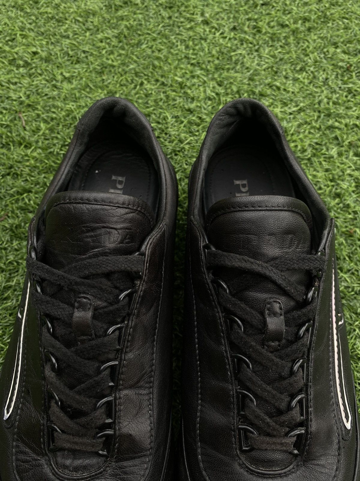 Prada PRADA SNEAKERS SPORT FULL BLACK LEATHER Size US 8 / EU 41 - 5 Thumbnail