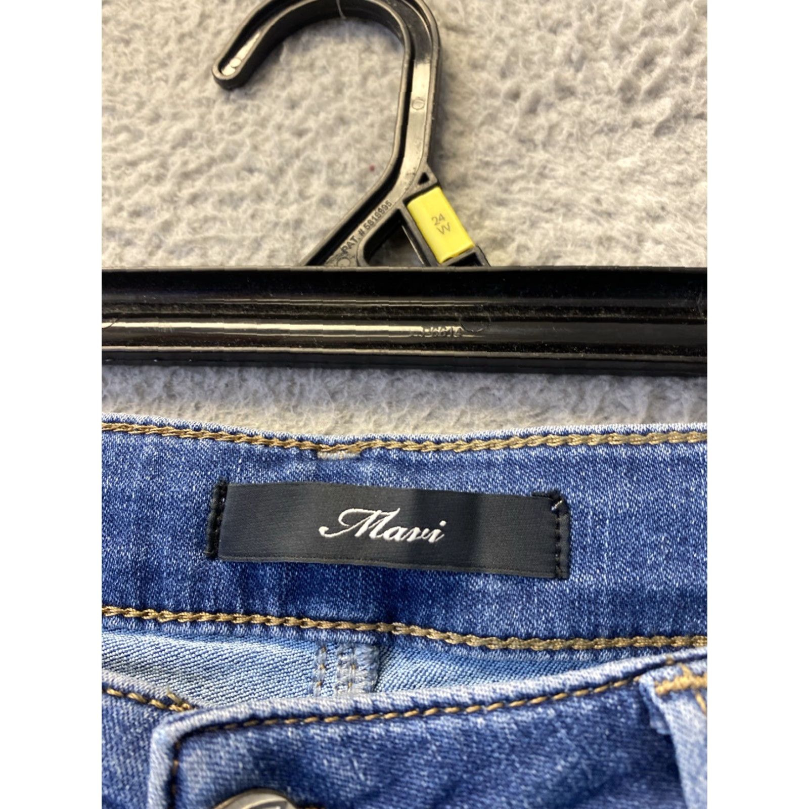 Vintage Mavi Jeans Women’s Jeans Slim 31x28 Blue Trimmed Hem Womens Size 24" / US 00 / IT 34 - 3 Thumbnail