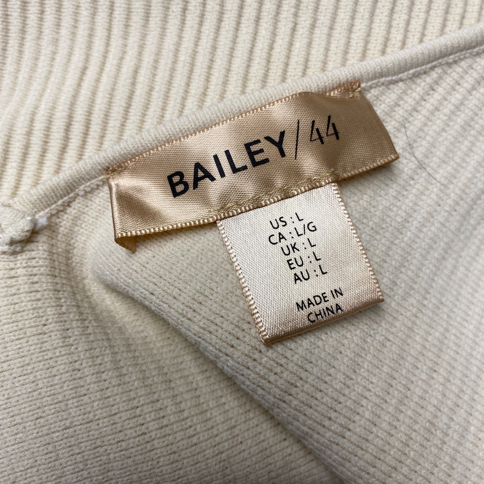 Bailey 44 Bailey/44 Womens Size L Ribbed Tank Top Size L / US 10 / IT 46 - 4 Thumbnail