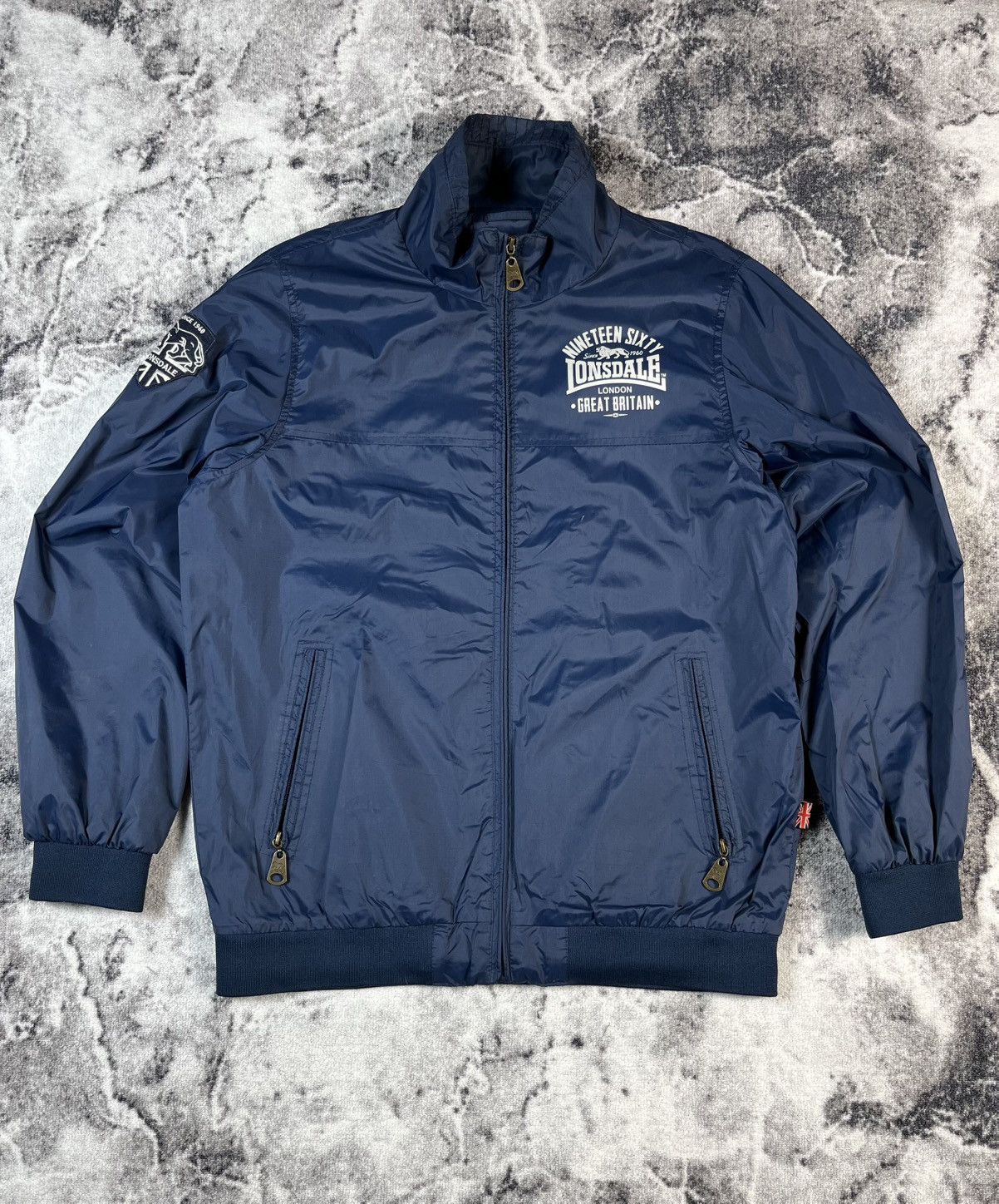 Lonsdale Vintage Lonsdale Nylon Track Jacket XXL Size US XXL / EU 58 / 5 - 1 Thumbnail