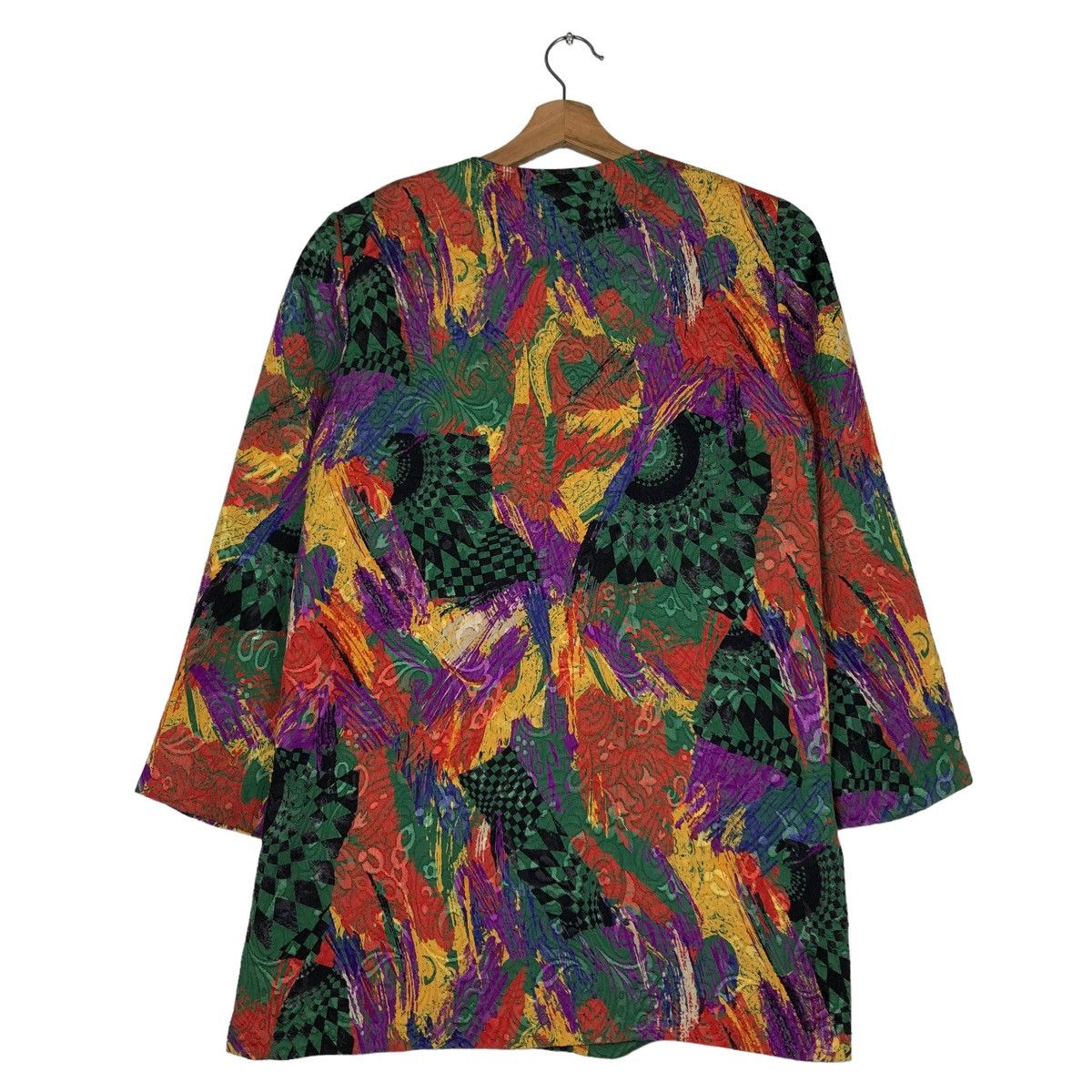 Japanese Brand VINTAGE COLOURFULL JACKET ART DESIGN TOPTOPOLO ISSEY MIYAKE Size US M / EU 48-50 / 2 - 8 Thumbnail