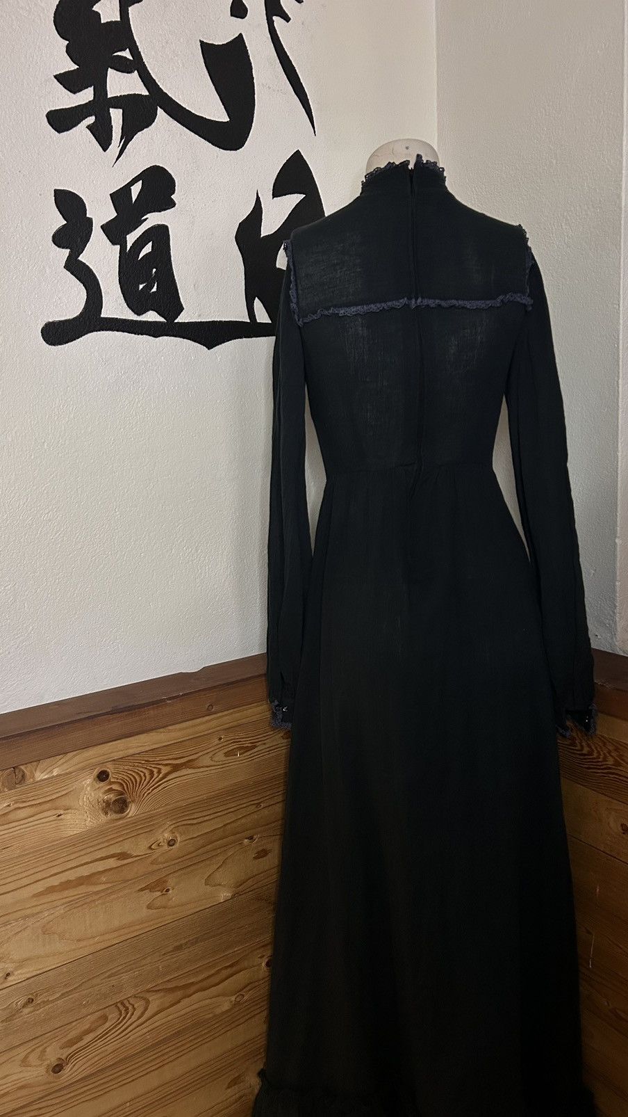 Other Gothic Maiden Antique Gown Dark Grey Size S / US 4 / IT 40 - 7 Thumbnail