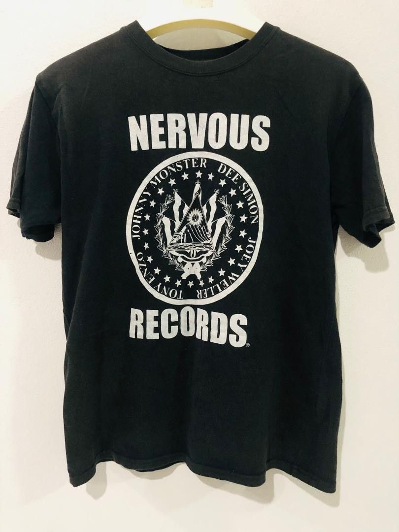 Band Tees Nervous Record Label Lab Tshirt Size US M / EU 48-50 / 2 - 1 Thumbnail