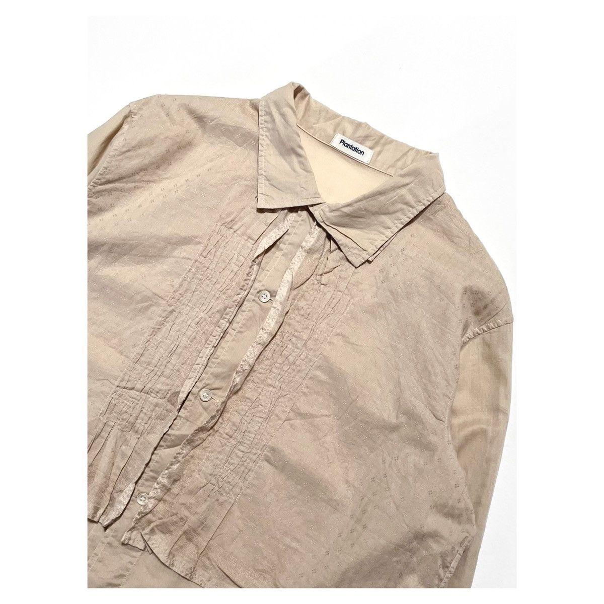 Issey Miyake Platation ISSEY MIYAKE Shirt Size M / US 6-8 / IT 42-44 - 2 Thumbnail