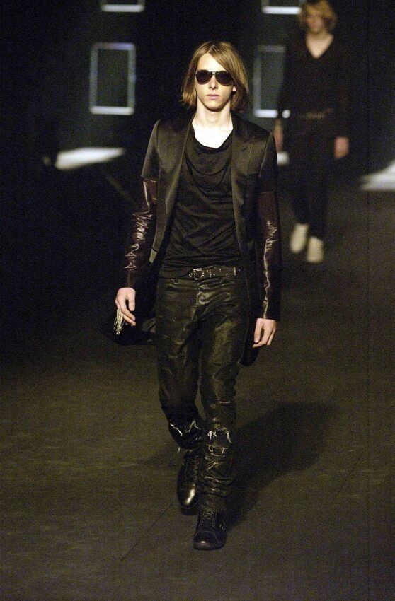 Dior Dior Homme SS04 “strip” coat | Grailed