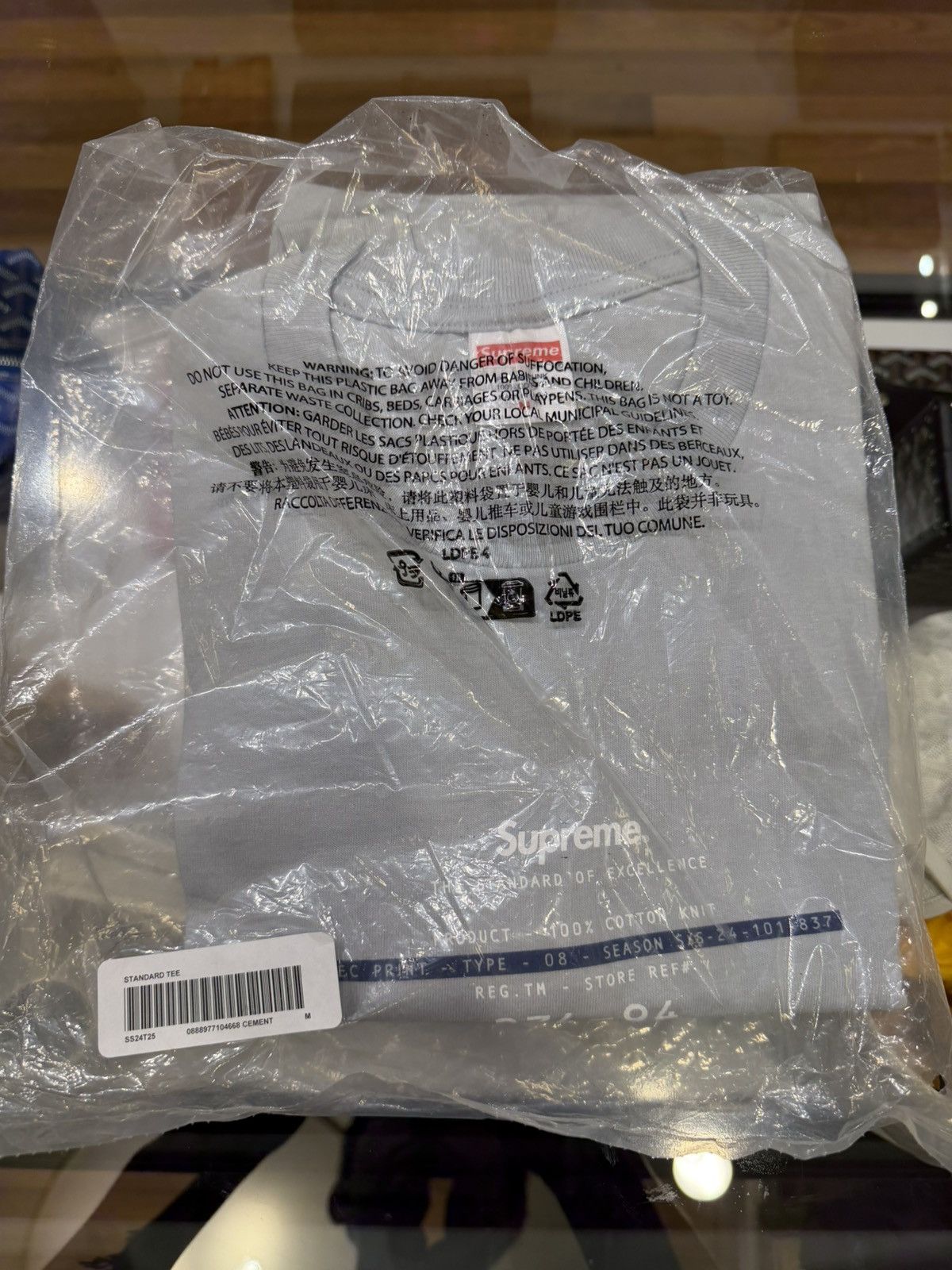 Supreme Supreme Standard Tee Size US M / EU 48-50 / 2 - 2 Thumbnail