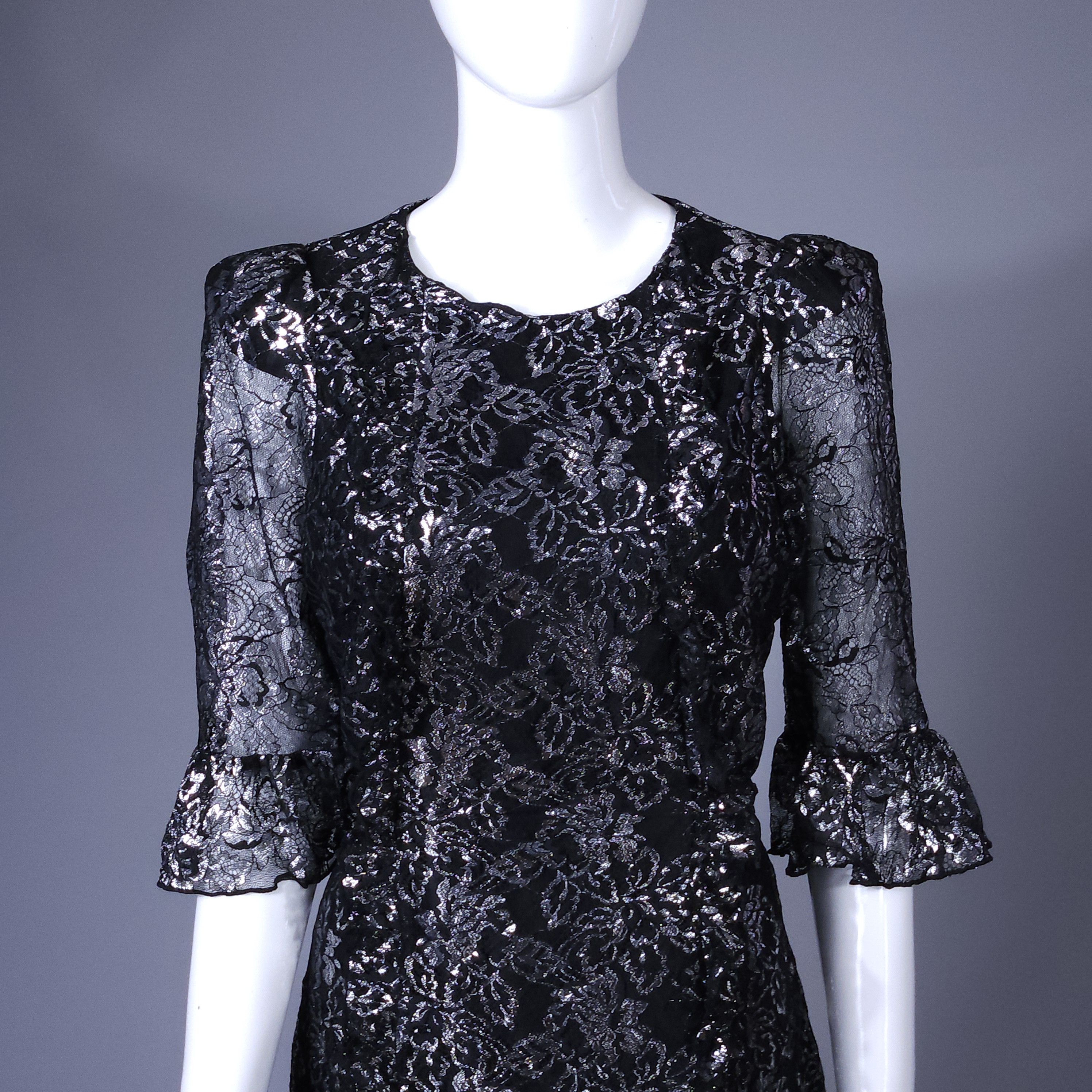 H&M × The Vampire's Wife H&M The Vampire's Wife Mystique Dress Lace Dress Gothic Size M / US 6-8 / IT 42-44 - 2 Thumbnail