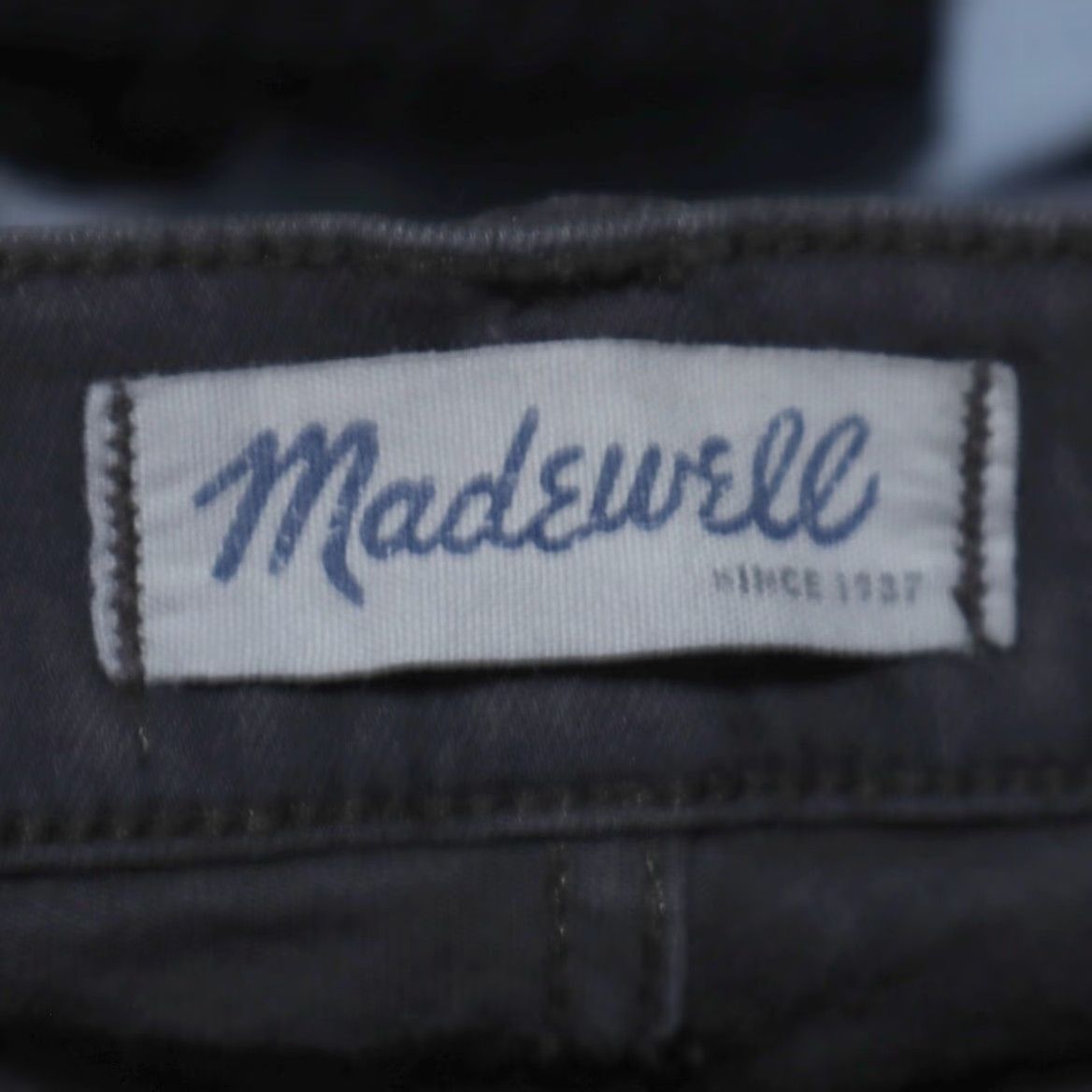 Madewell Madewell Stretch Punk Zip Cargo Jeans Pants Charcoal Women's 25 Slim Shirt Pants Urban Punk Cargo Canvas Charcoal Womens 25 Size 42" / US 20 - 5 Thumbnail