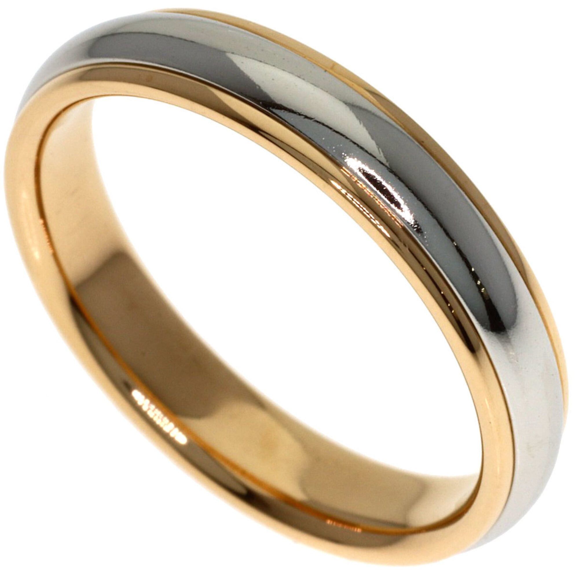 Tiffany & Co. Tiffany & Co. Milgrain Ring, 18K Yellow Gold/PT950, Women's. Size ONE SIZE - 1 Thumbnail