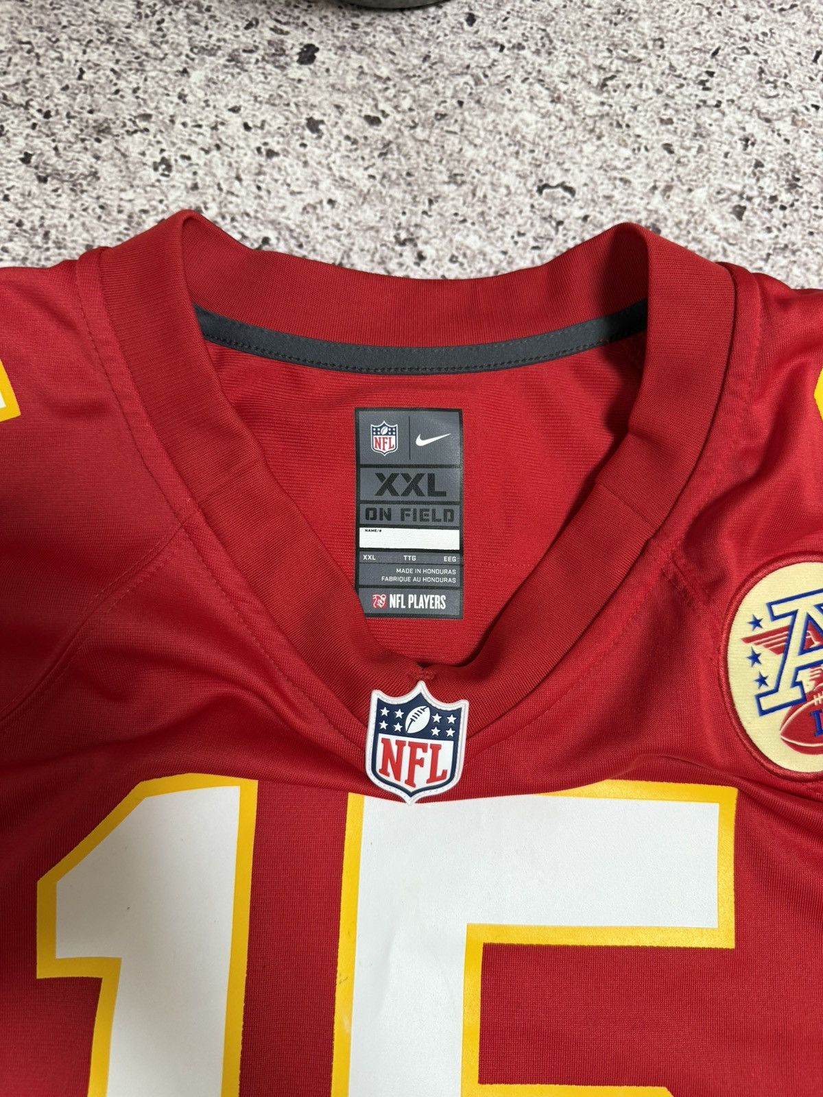 NFL × Vintage Mahomes Kansas City Chiefs Super Bowl LIV NFL Jersey Nike Size US XXL / EU 58 / 5 - 13 Thumbnail