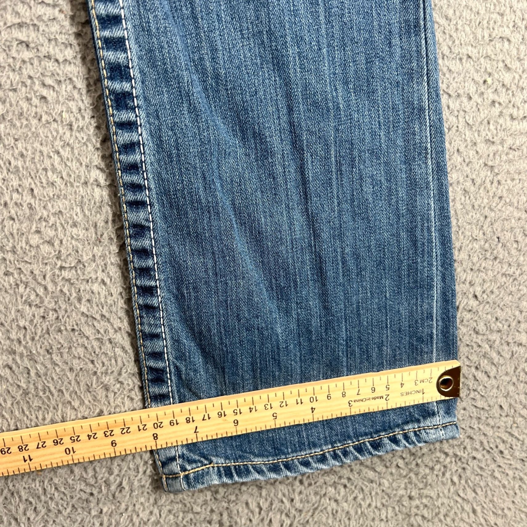 Denime VINTAGE Big Star Jeans Women's 27 Light Wash Slim Fit Low Rise Denim Western Blue Fall Summer Size 27" / US 4 / IT 40 - 2 Thumbnail