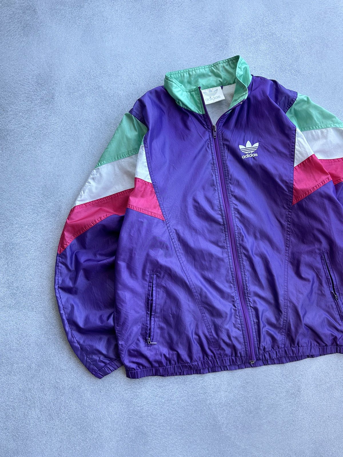 Adidas Streetwear Vintage Vintage Adidas Fc La Sagne Nylon Track Jacket Grailed