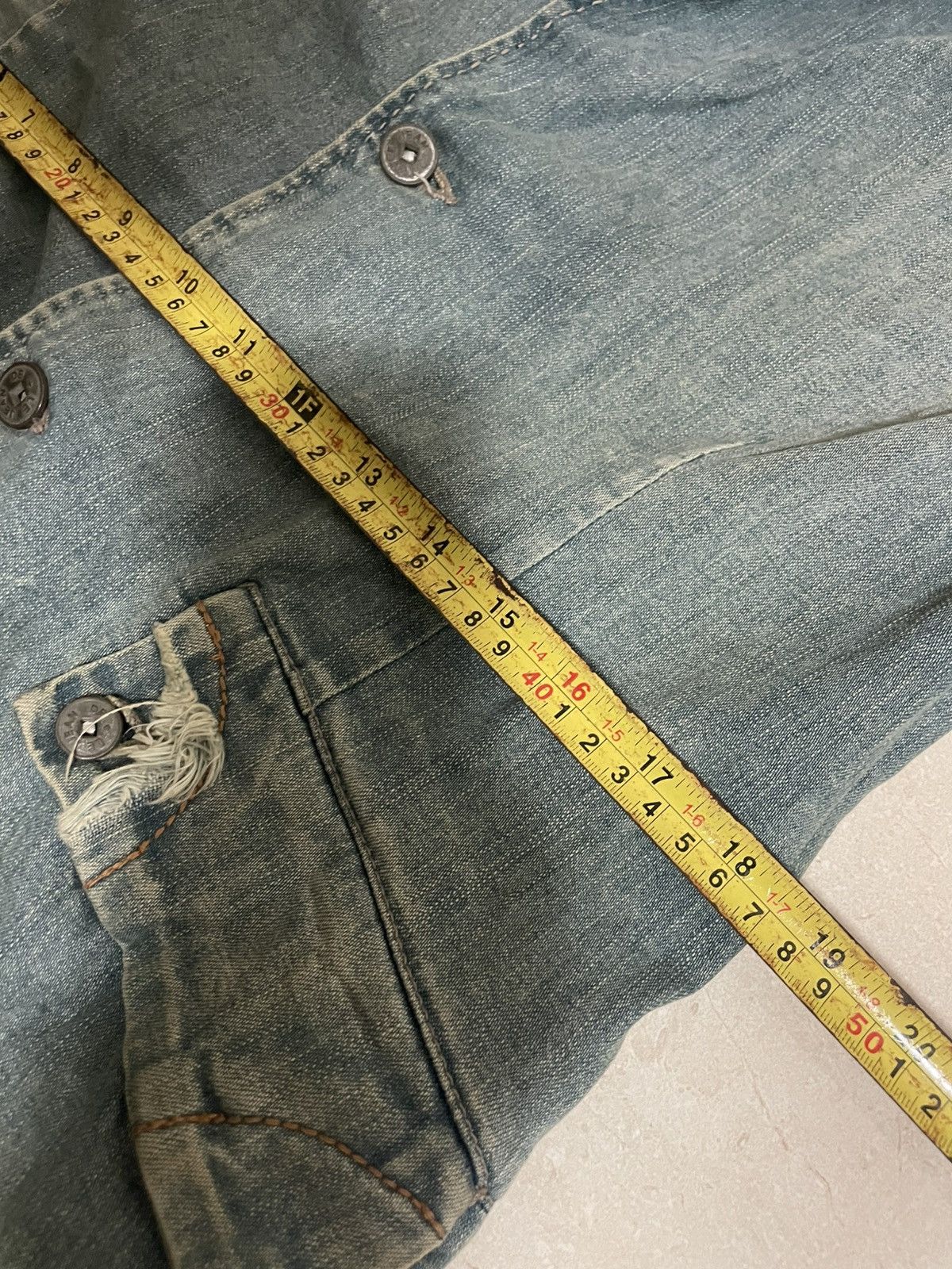 Marithe + Francois Girbaud Marithe Francois Girbaud Denim Jacket Italian Designer Size US M / EU 48-50 / 2 - 10 Thumbnail