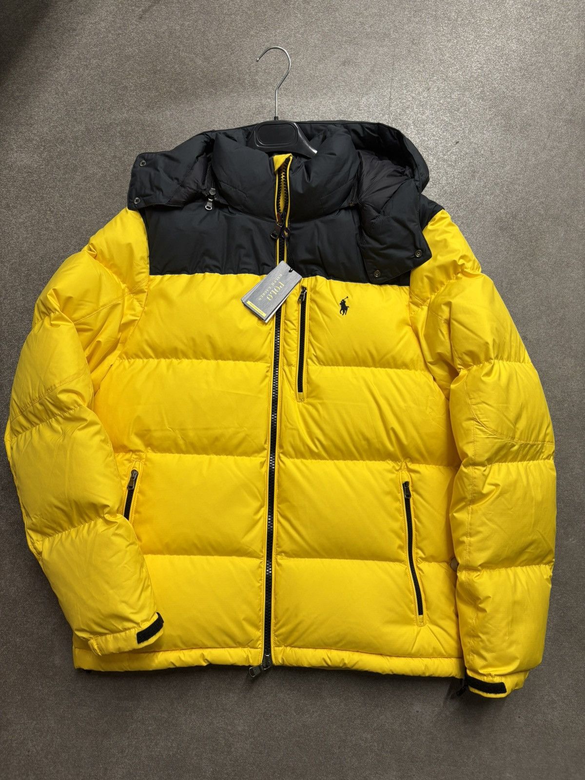 Polo Ralph Lauren Polo Ralph Lauren Black / Yellow Puffer Jacket