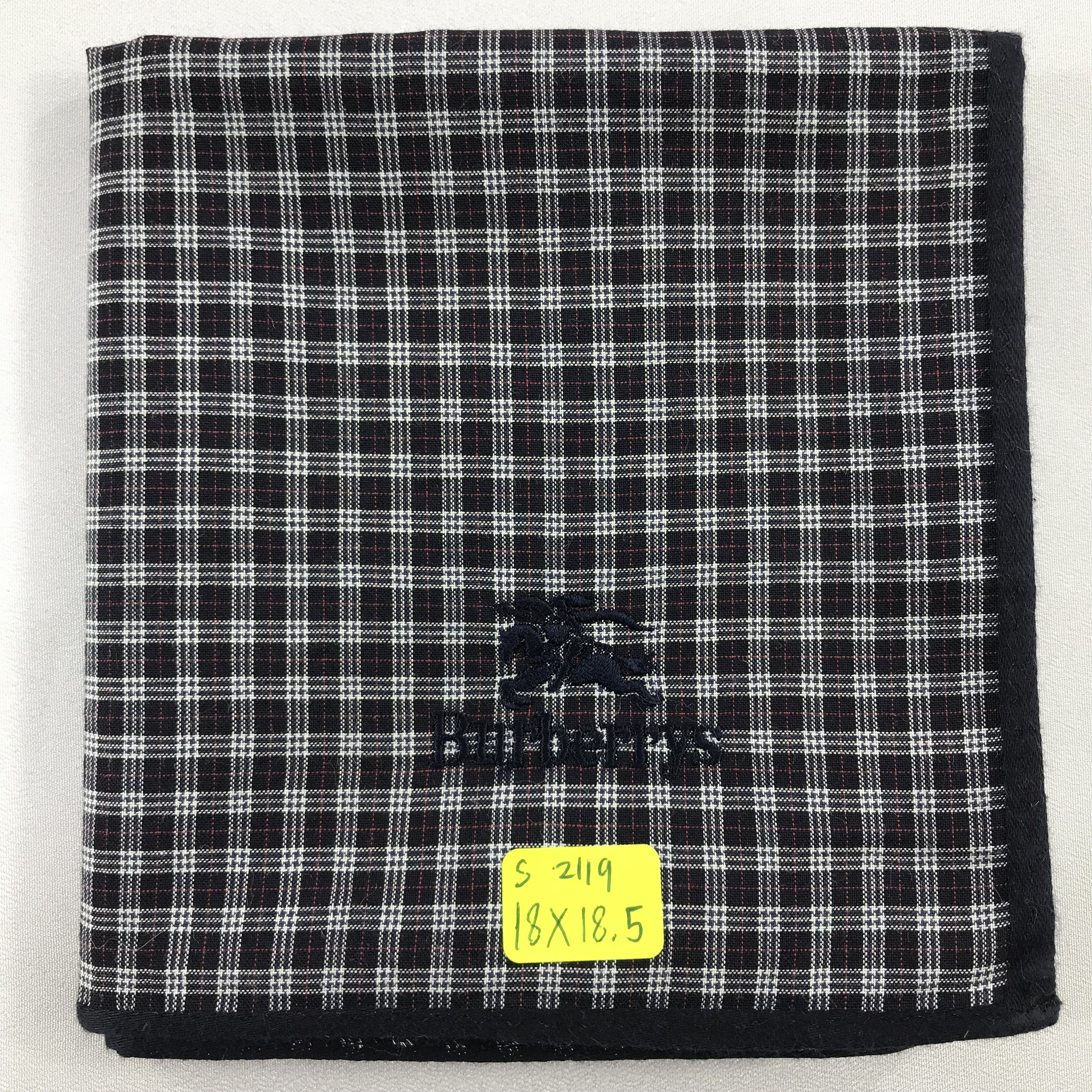 Burberry × Vintage Burberry Bandana / Handkerchief / Neckerchief - S2119 Size ONE SIZE - 5 Thumbnail