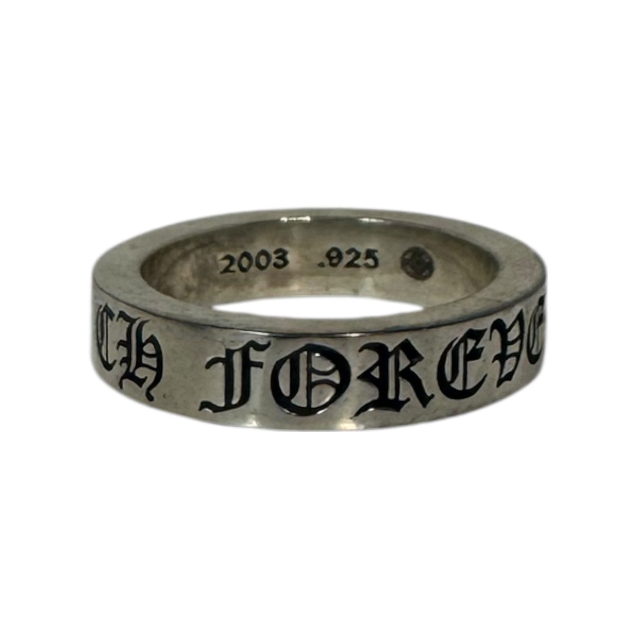 Chrome Hearts Forever 6MM Spacer Ring Silver (.925) Size ONE SIZE - 1 Thumbnail