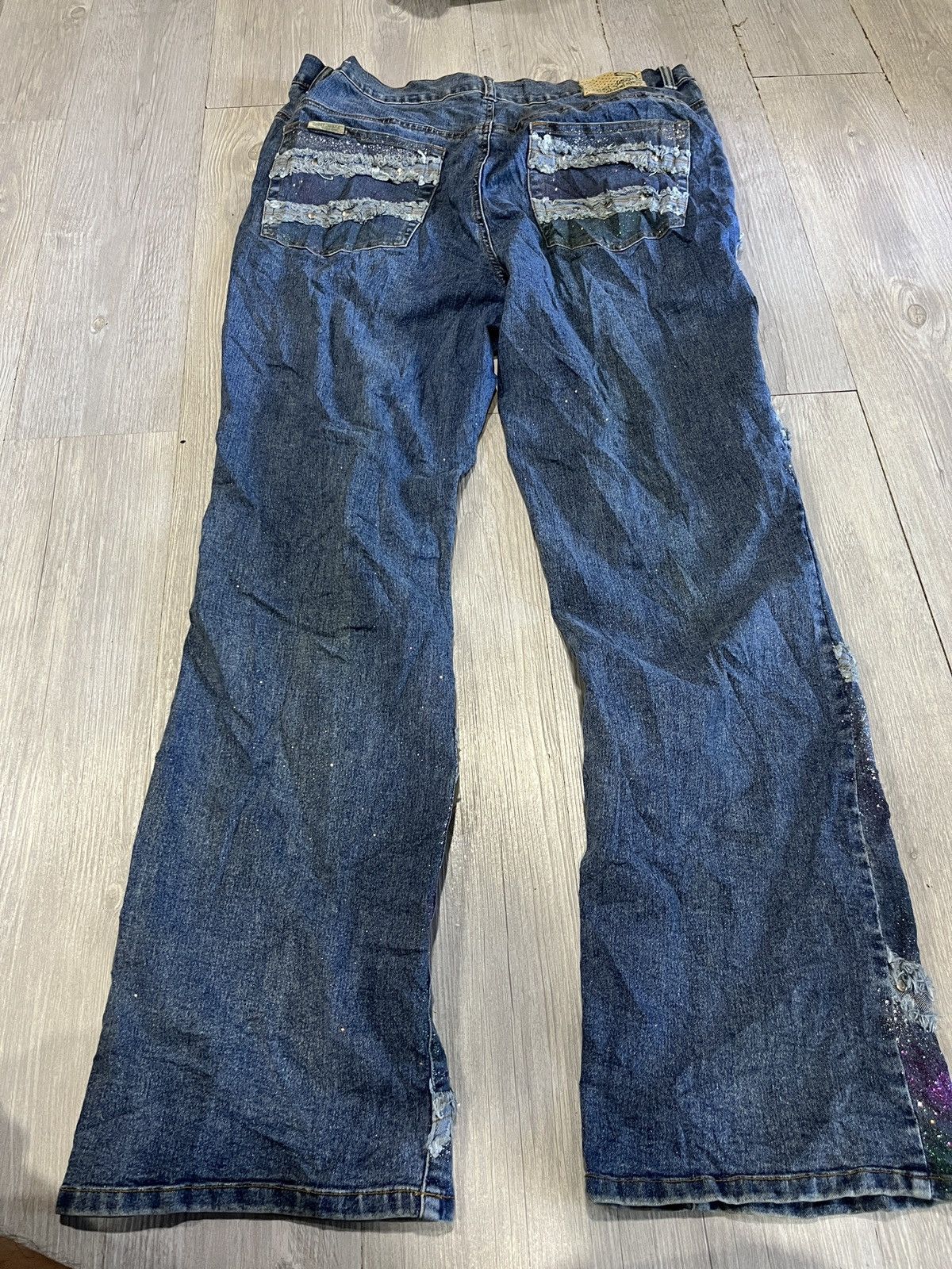 Hysteric Glamour Distressed Denim Crest Jeans vintage Size US 36 / EU 52 - 2 Thumbnail