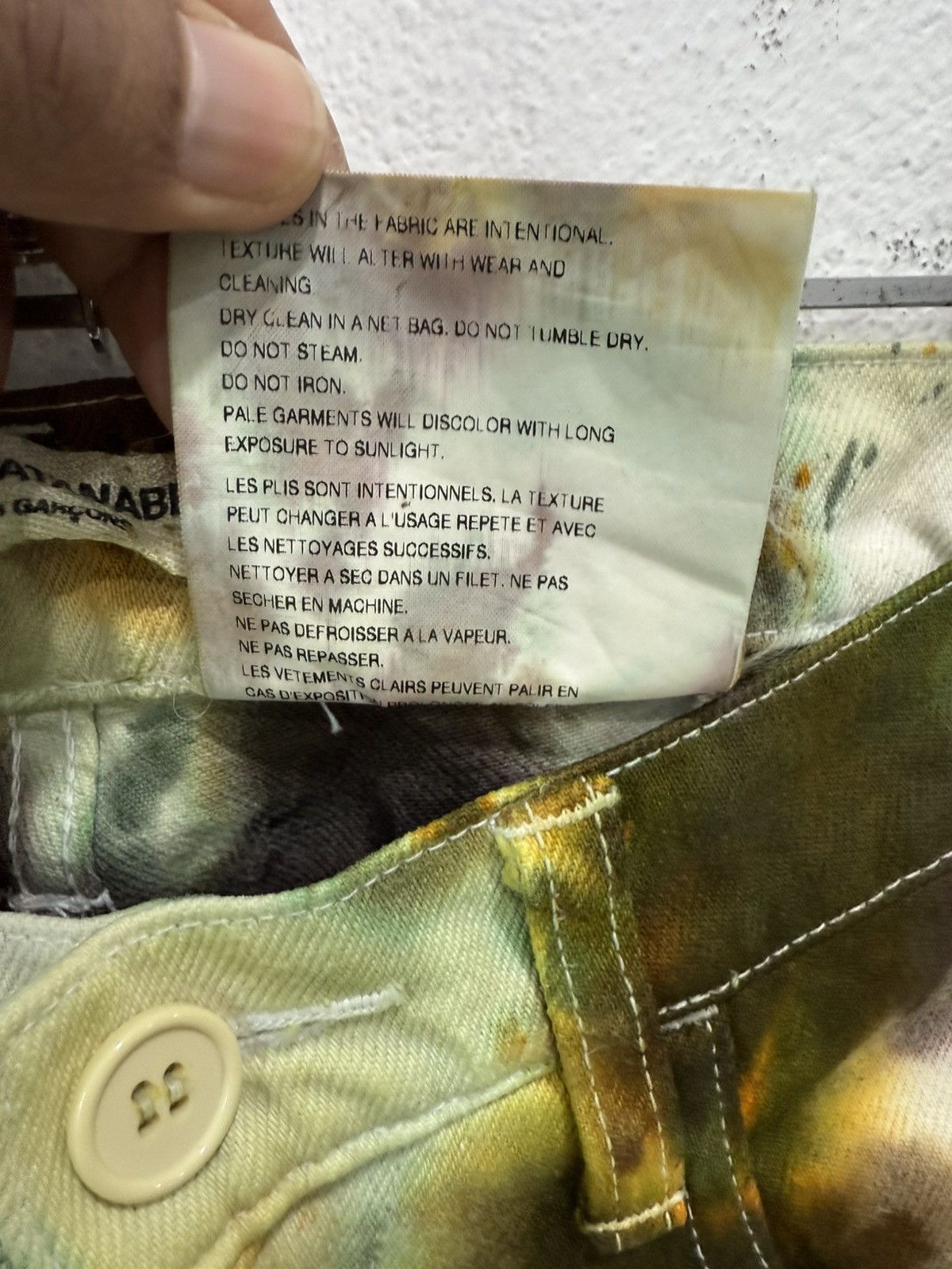 Junya Watanabe Comme Des Garcons AD2001 Junya Watanabe Dye Splash Denim Size US 28 / EU 44 - 10 Thumbnail