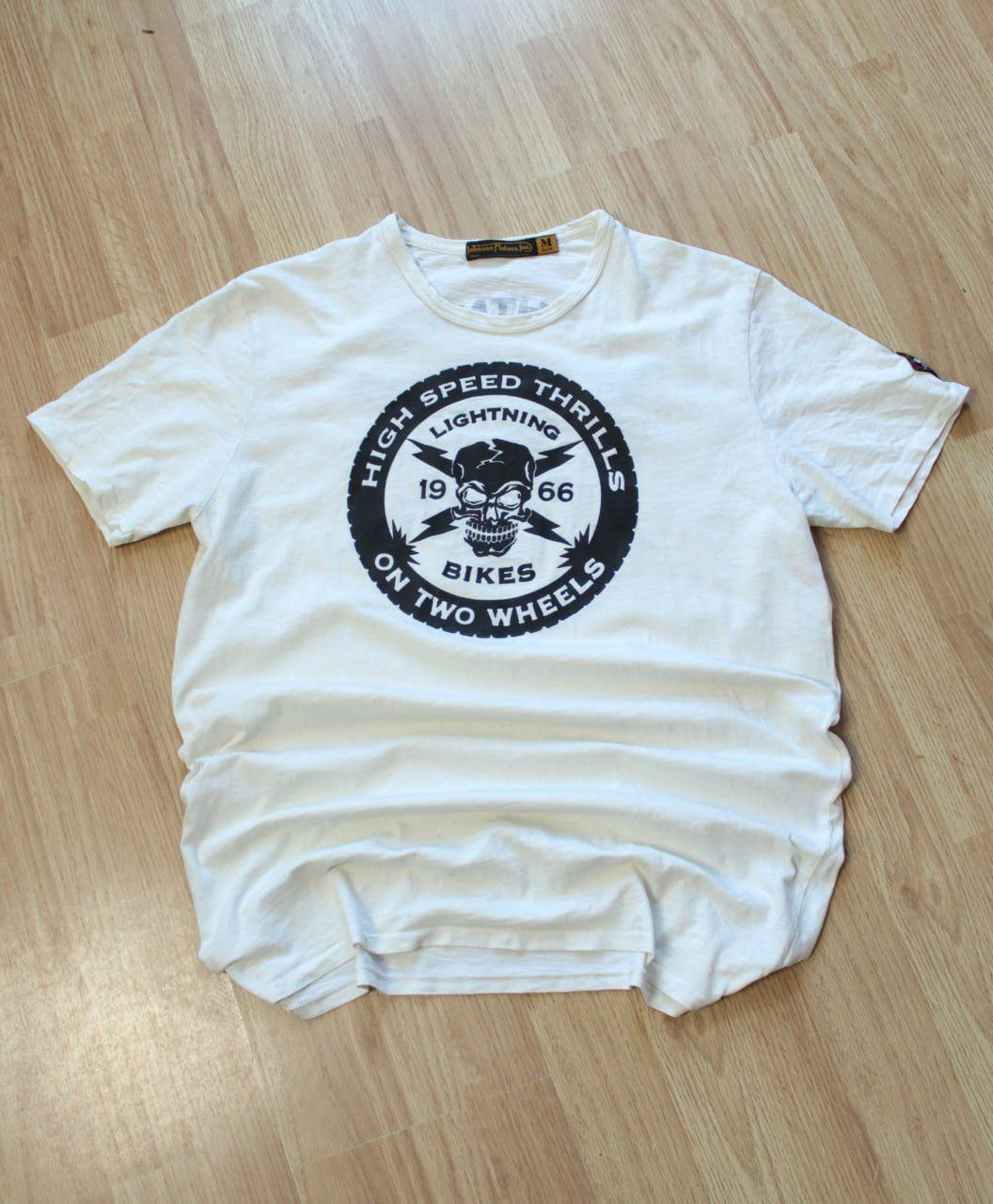 Johnson Motors 🔥 Johnson Motors High Speed Thrills Lightning Bikers T Shirt Size US M / EU 48-50 / 2 - 2 Thumbnail