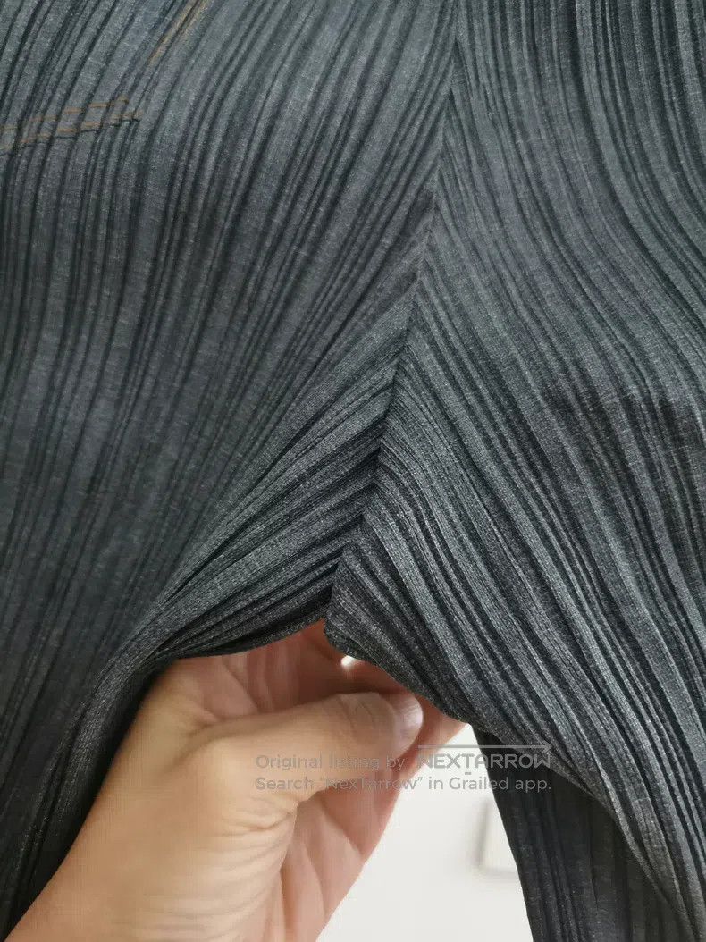 Issey Miyake Issey Miyake size:1 Denim Straight-Leg Pants Size 31" - 4 Thumbnail