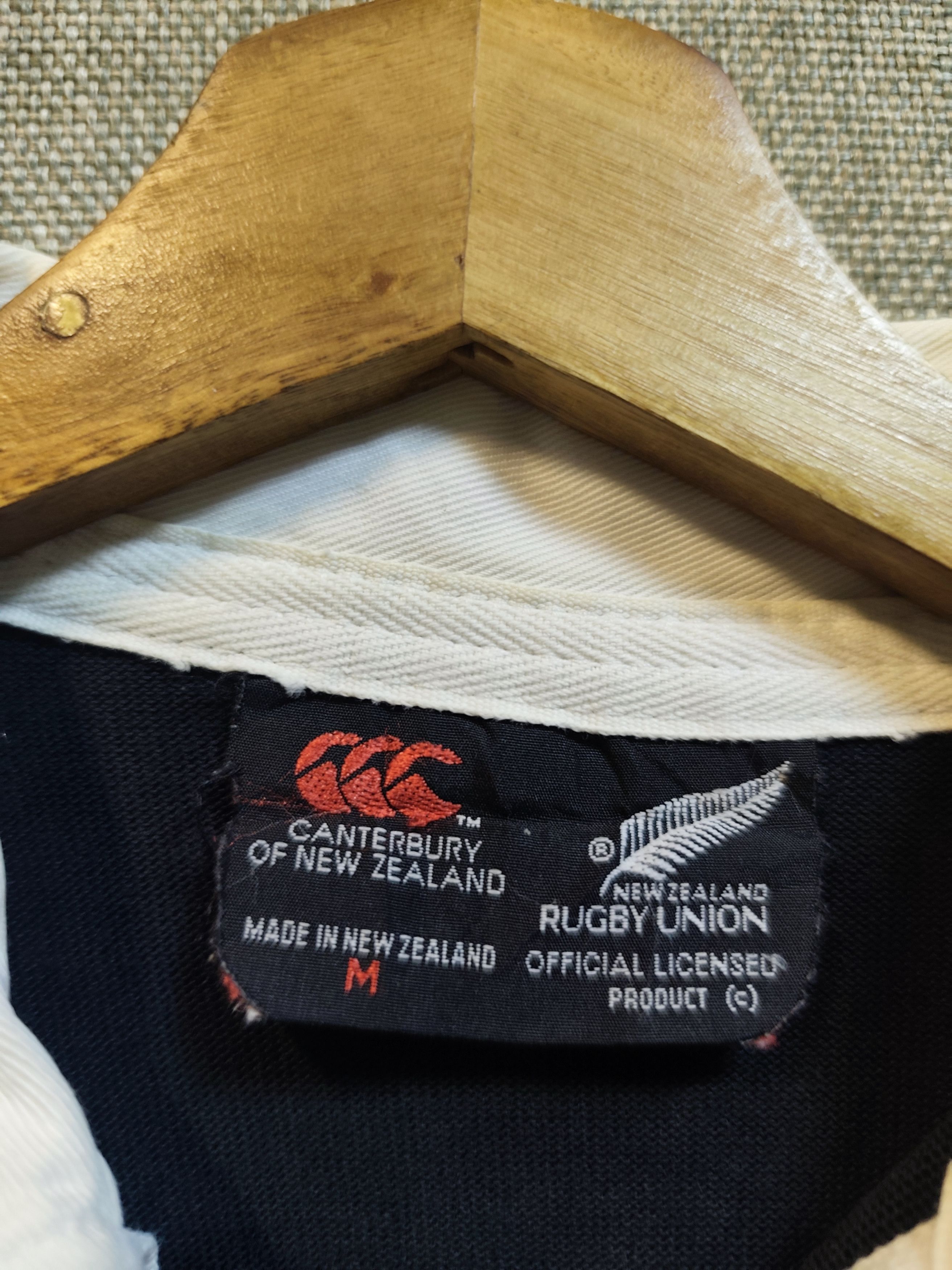 Canterbury of New Zealand Vintage Canterbury Rugby All Blacks Steinlager Shirt Size US L / EU 52-54 / 3 - 5 Thumbnail