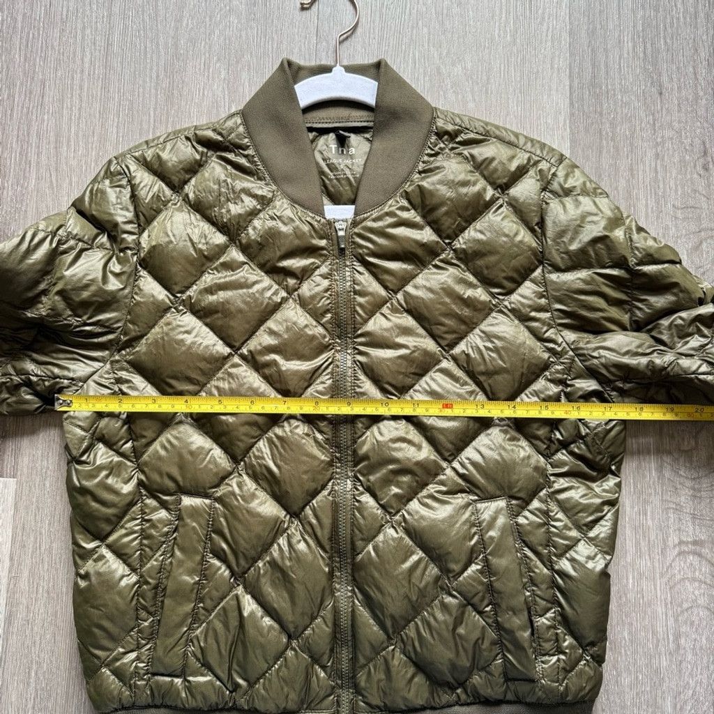 TNA TNA Olive Bomber Jacket Size S / US 4 / IT 40 - 14 Thumbnail