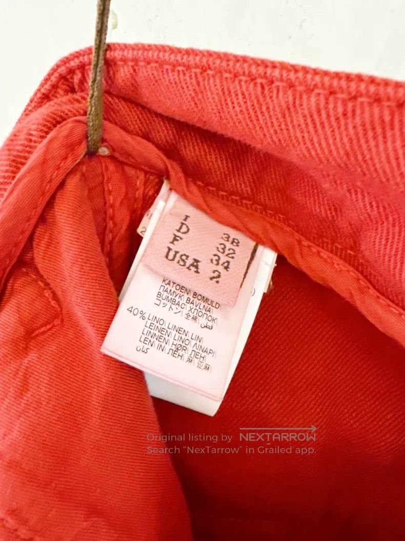 Brunello Cucinelli Brunello Cucinelli Red cotton linen shorts Size 25" / US 0 / IT 36 - 9 Thumbnail