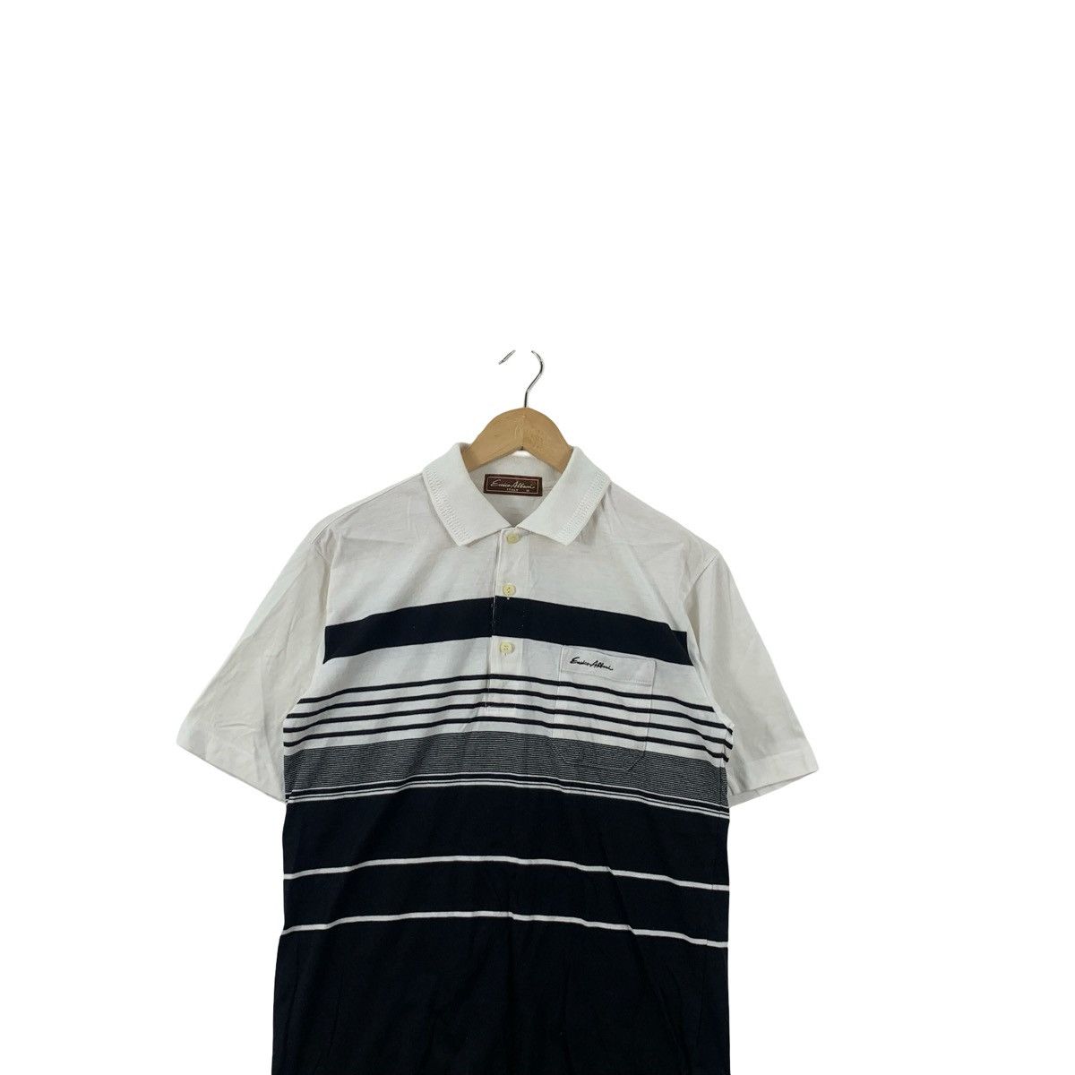 Eddie Bauer Vintage Eddie Bauer Striped Polo Shirt Classic Horizontal Size US M / EU 48-50 / 2 - 2 Thumbnail