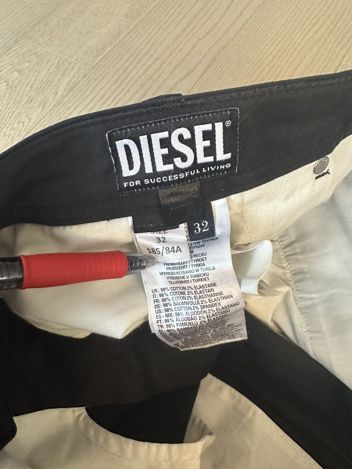 Diesel Black Tactical Pants Size US 32 / EU 48 - 3 Thumbnail