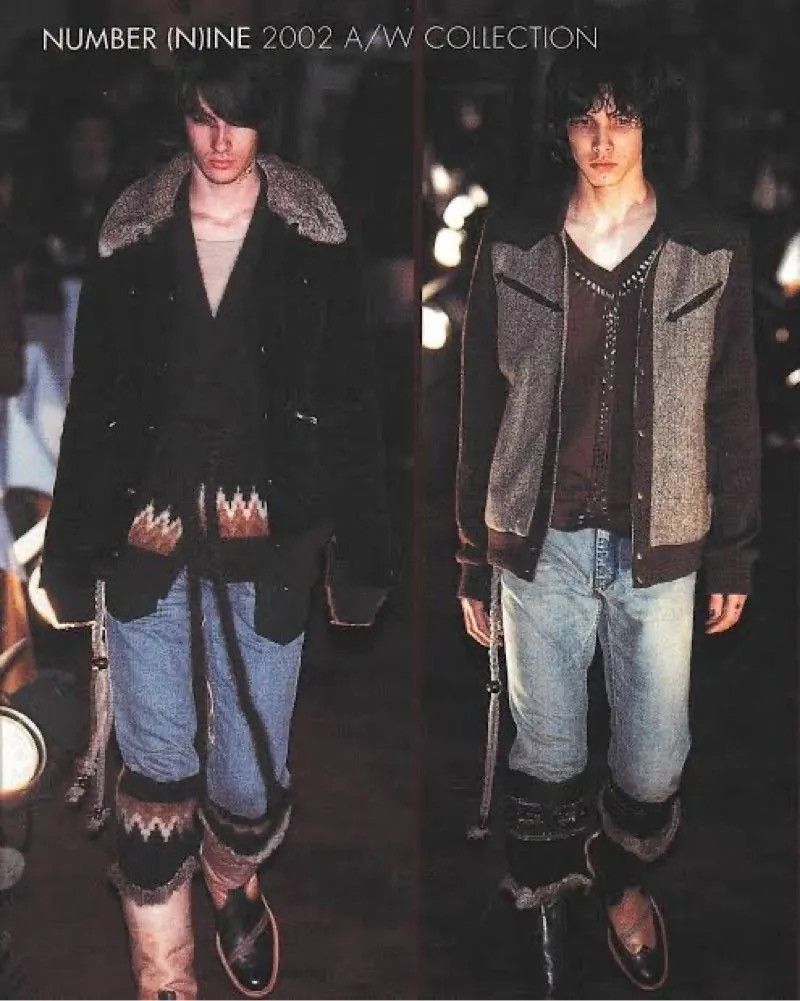 Number (N)ine A/W 2002 Number (N)ine Patch Denim Jeans Size US 32 / EU 48 - 3 Thumbnail