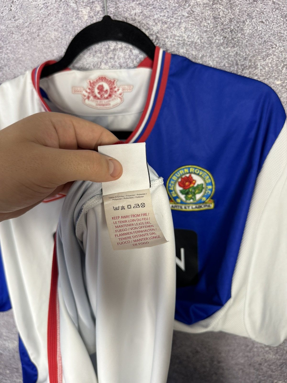 Umbro Vintage Blackburn Rovers 2009/10 Umbro Soccer Jersey Size US XXL / EU 58 / 5 - 14 Thumbnail