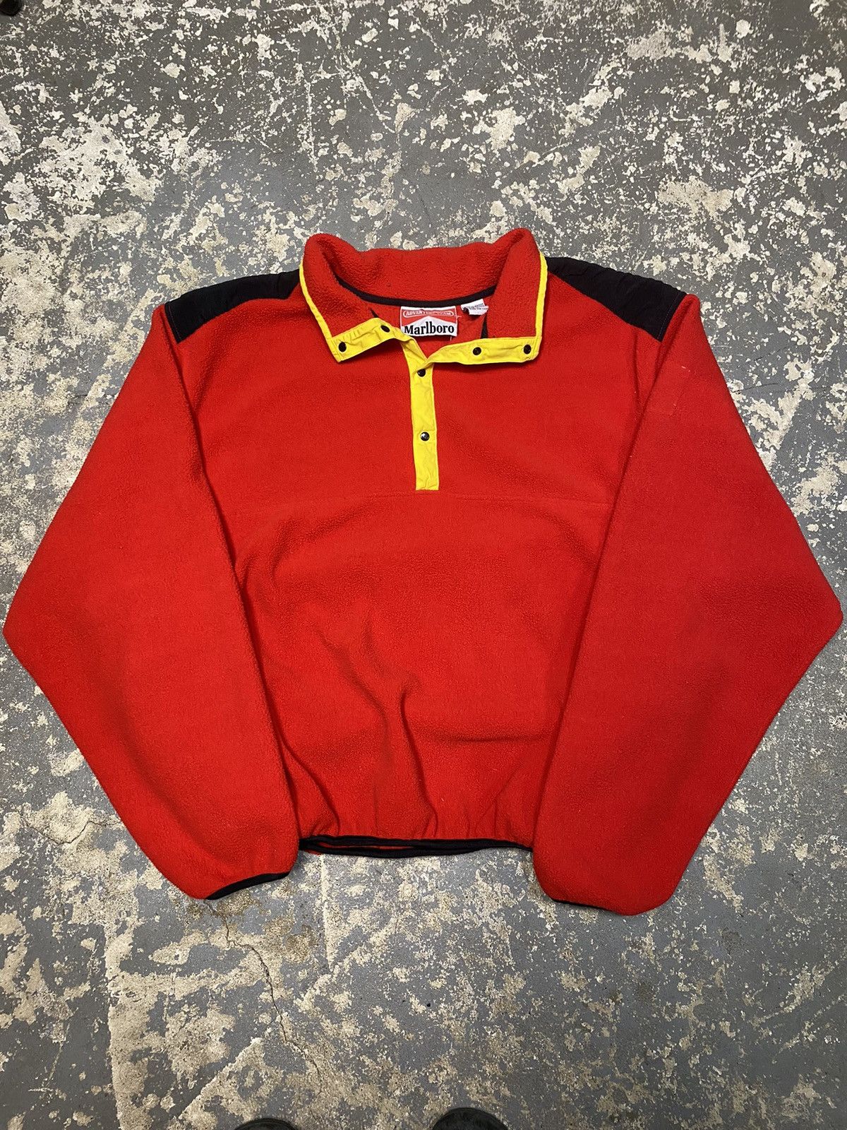 Marlboro Vintage Marlboro Unlimited Synchilla Botton Snap Fleece Size US L / EU 52-54 / 3 - 6 Thumbnail