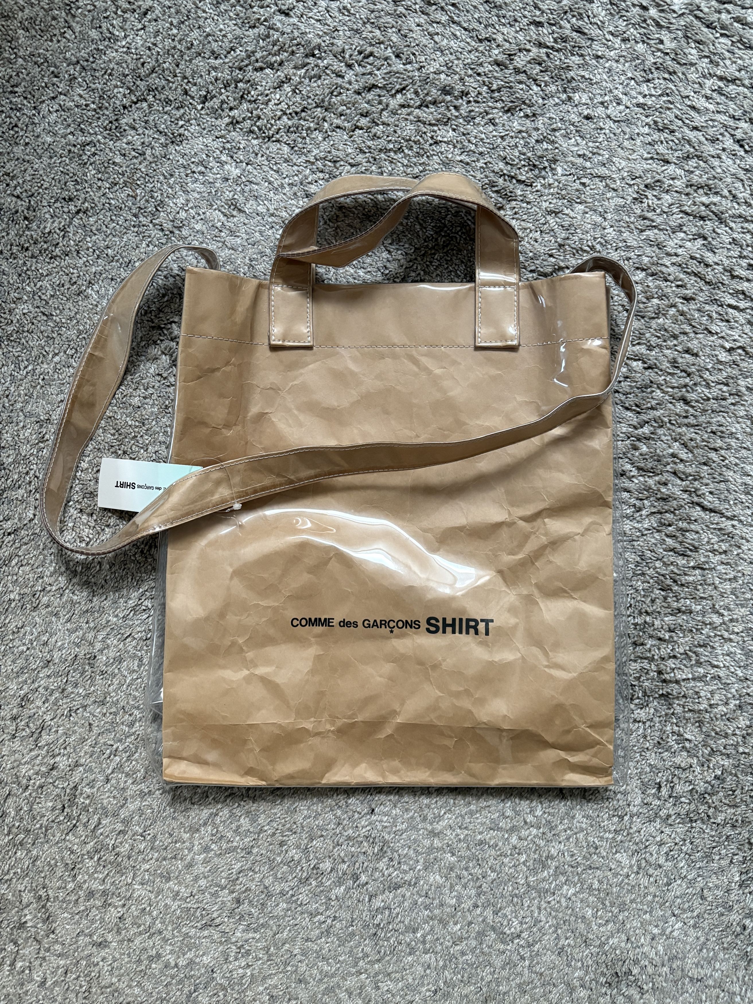 Comme Des Garcons Paper Tote Bag