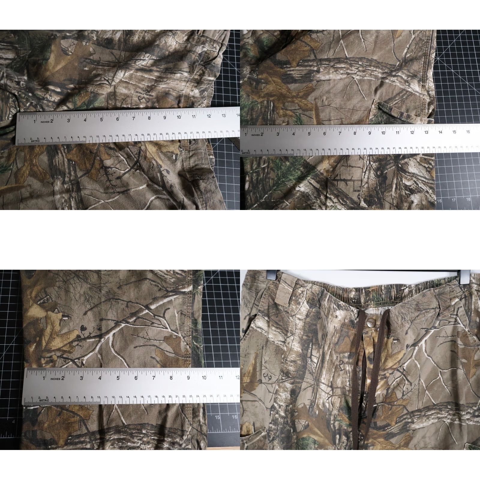 Carhartt VINTAGE Carhartt Utility Scrub Pants Adult XL RealTree Camo Print Camouflage Size US 36 / EU 52 - 8 Thumbnail